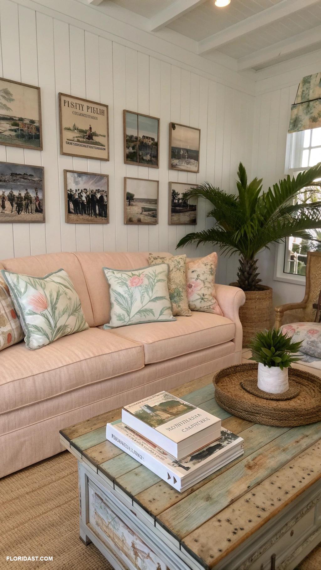 home decor ideas Include vintage pieces that evoke a sense of Floridas history and culture