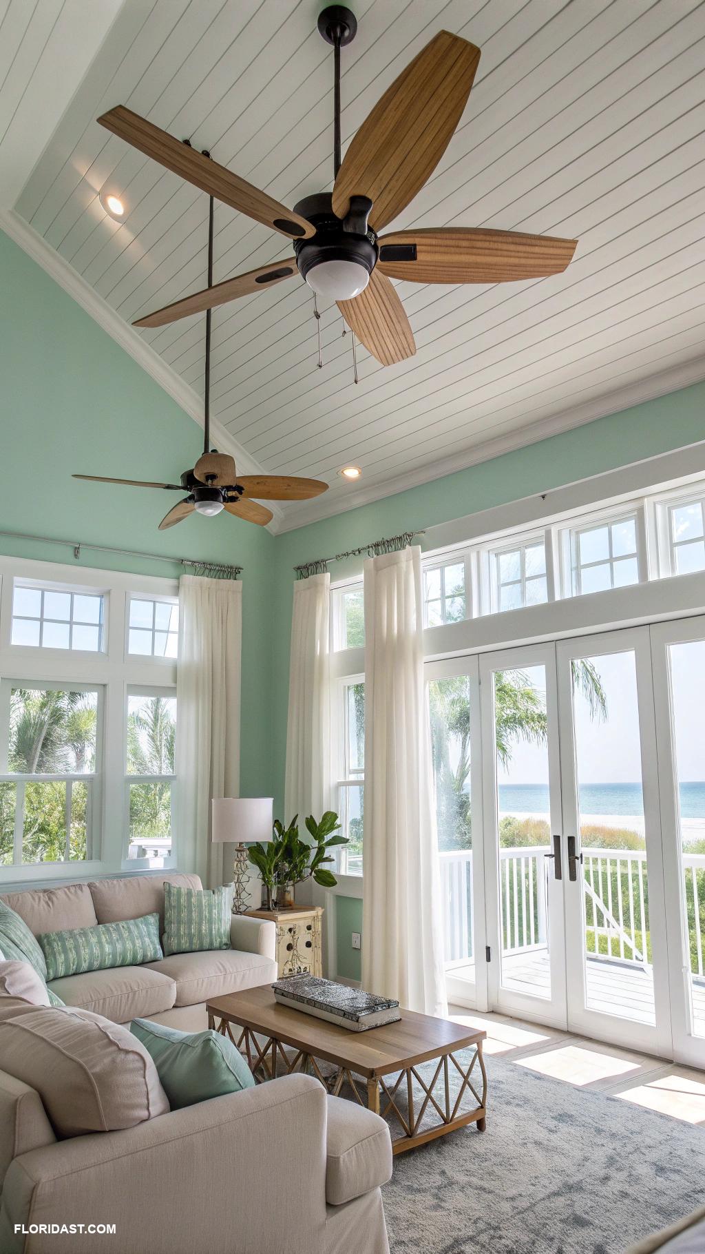 home decor ideas Install ceiling fans to maintain a cool breeze and add a stylish touch