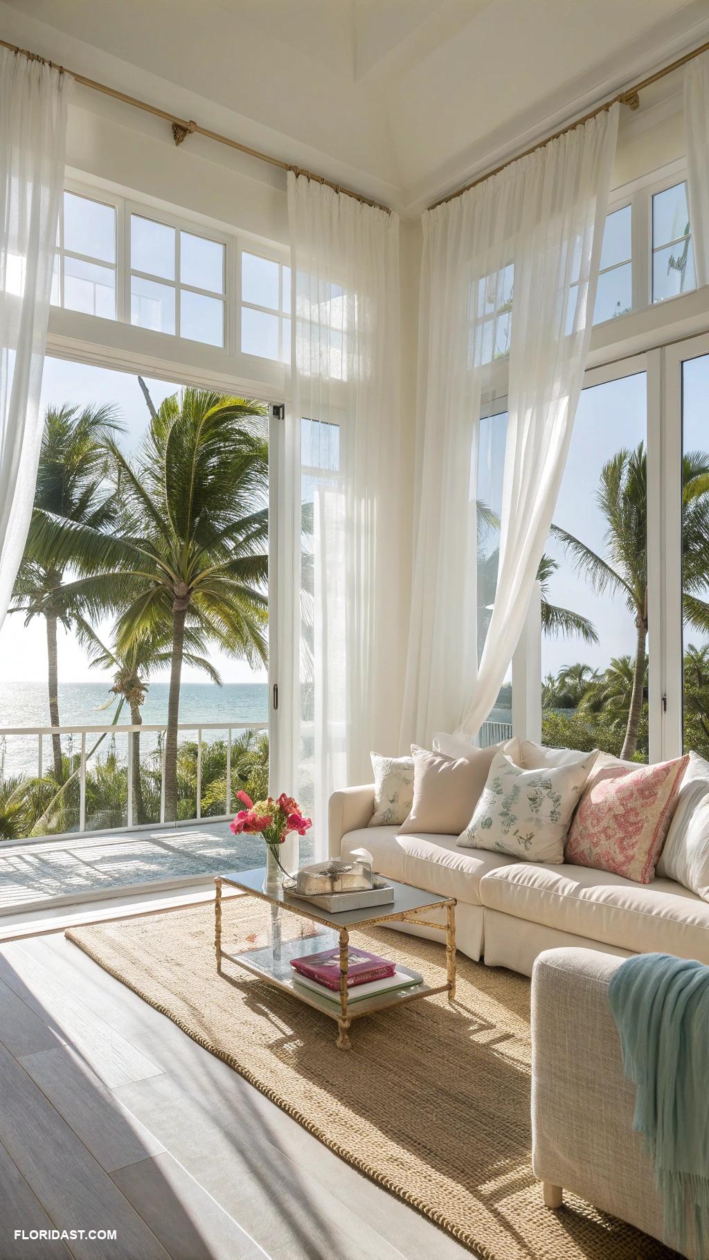home decor ideas Opt for lightweight breezy fabrics like linen and cotton for window treatments