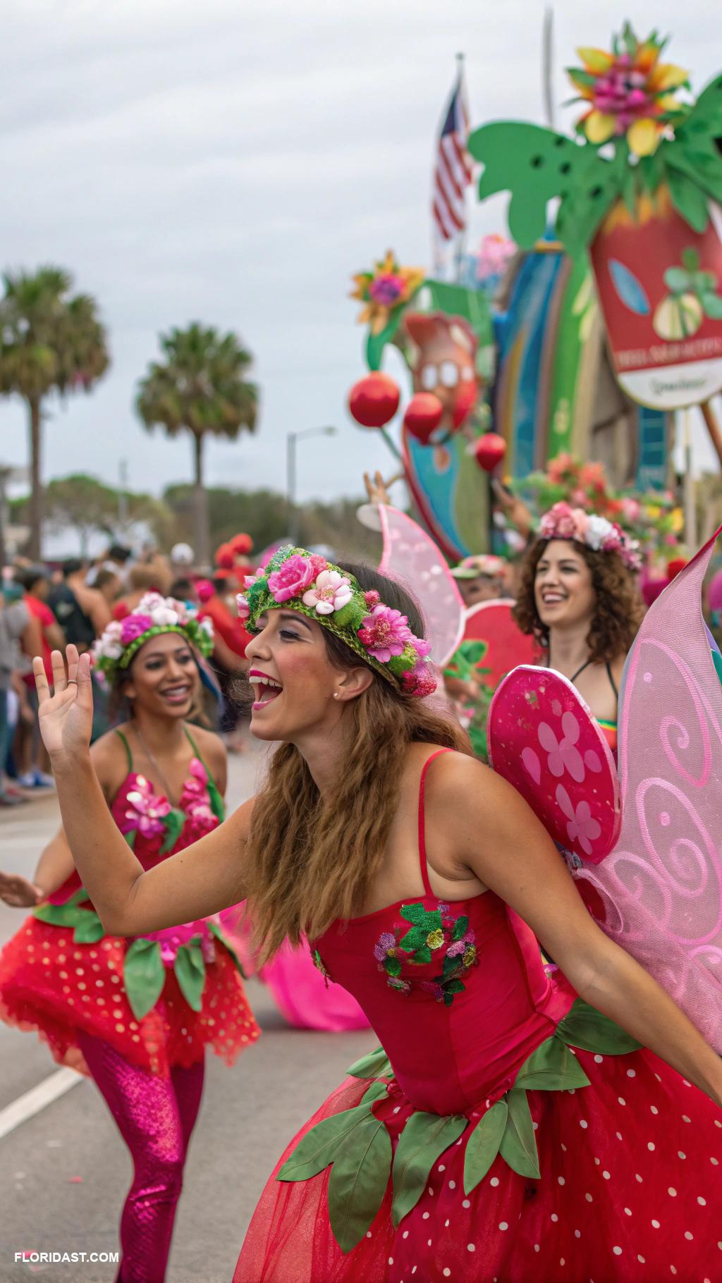 things floridians love to do Celebrating Festivals such as Fantasy Fest and the Florida Strawberry Festival