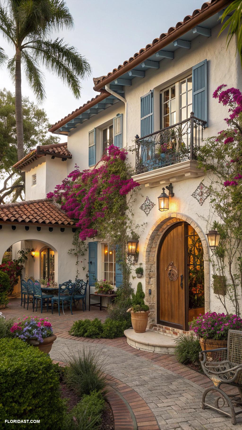 typical houses Mediterranean Revival Style