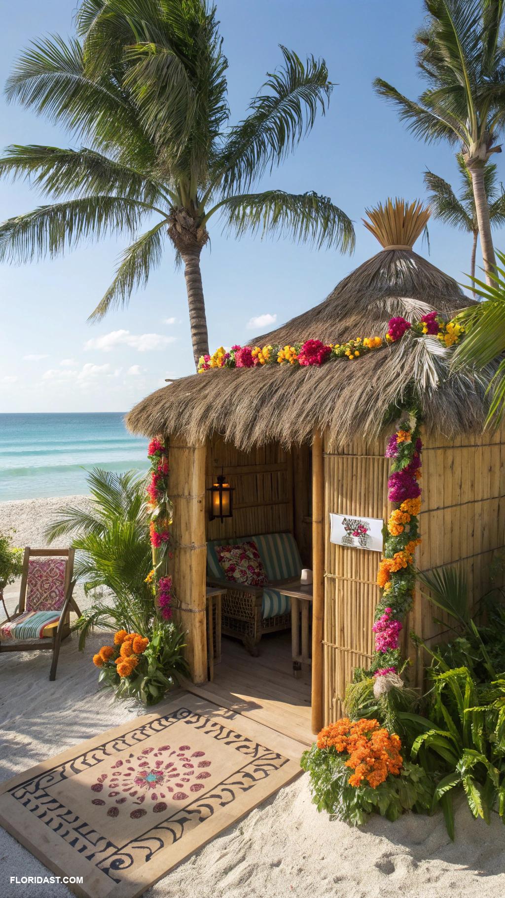 typical houses Tiki Inspired Hut