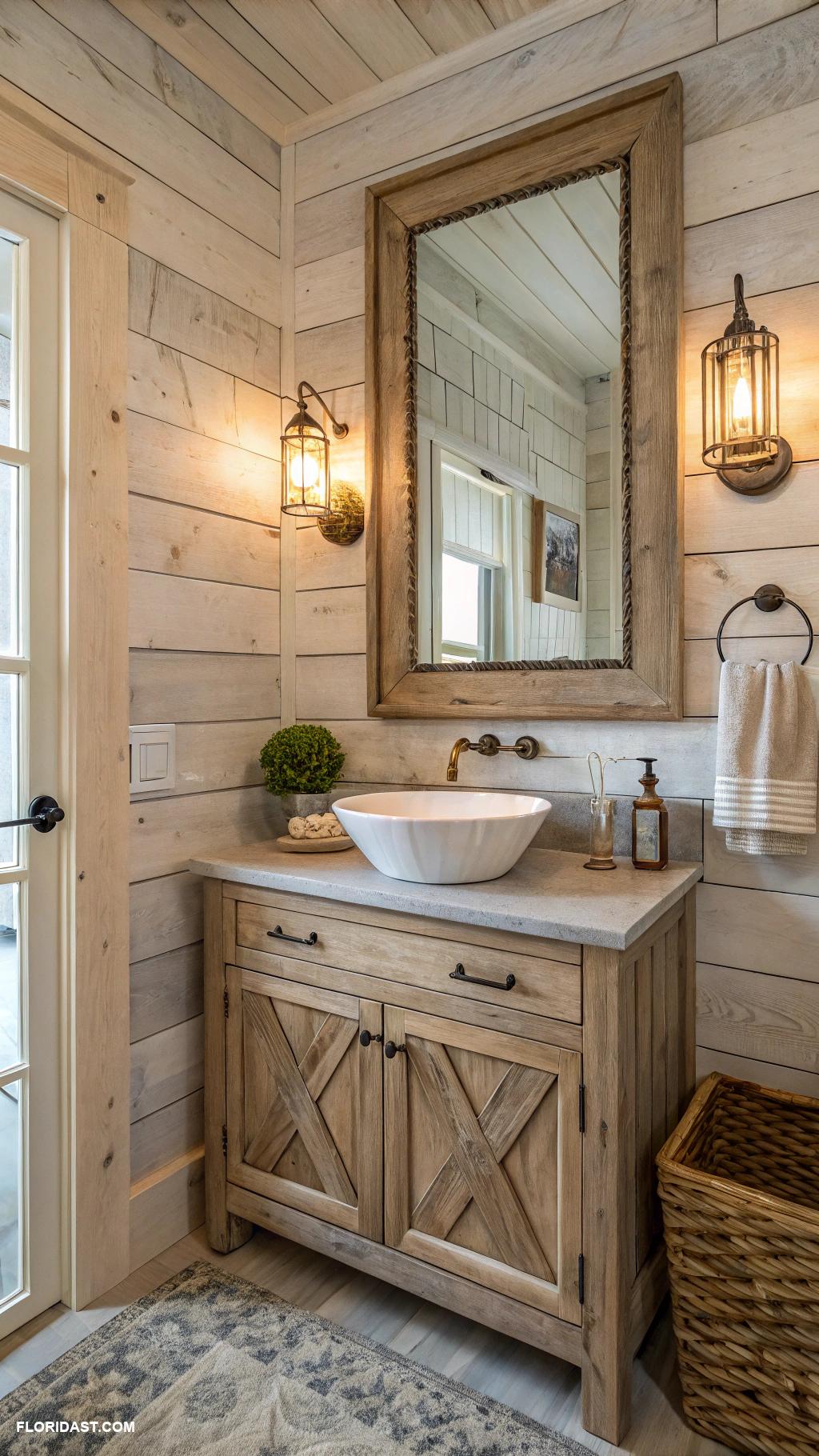 bathroom ideas Incorporate natural wood elements and textures
