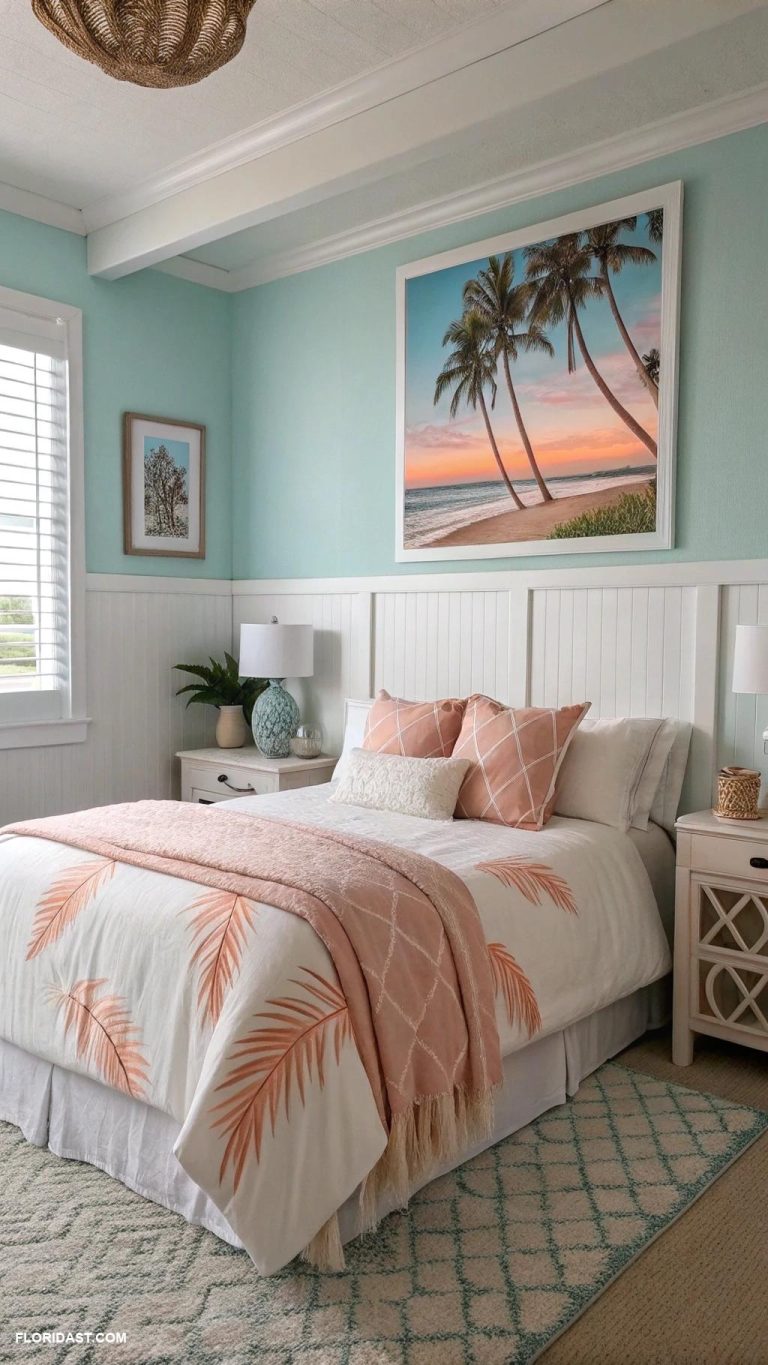 bedroom ideas Beach themed art and photography on display