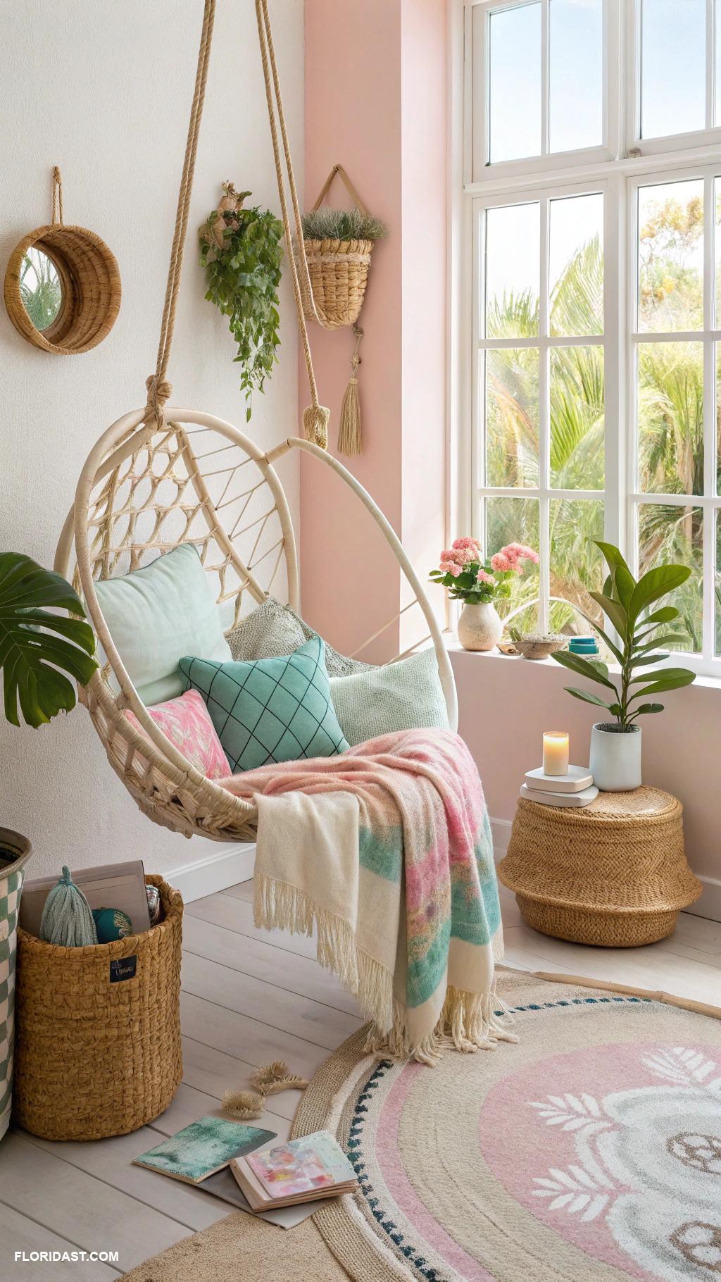 bedroom ideas Rattan accessories for laid back vibe