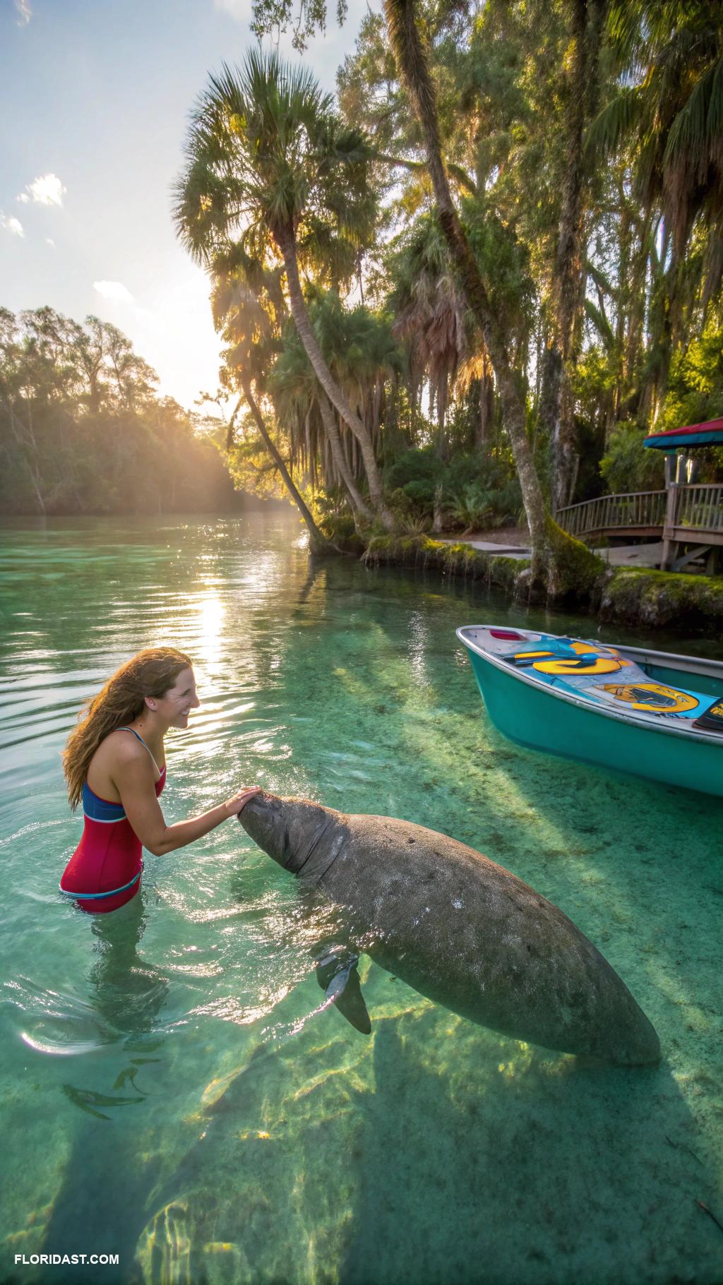 best places to visit in florida Crystal River Manatee Tours
