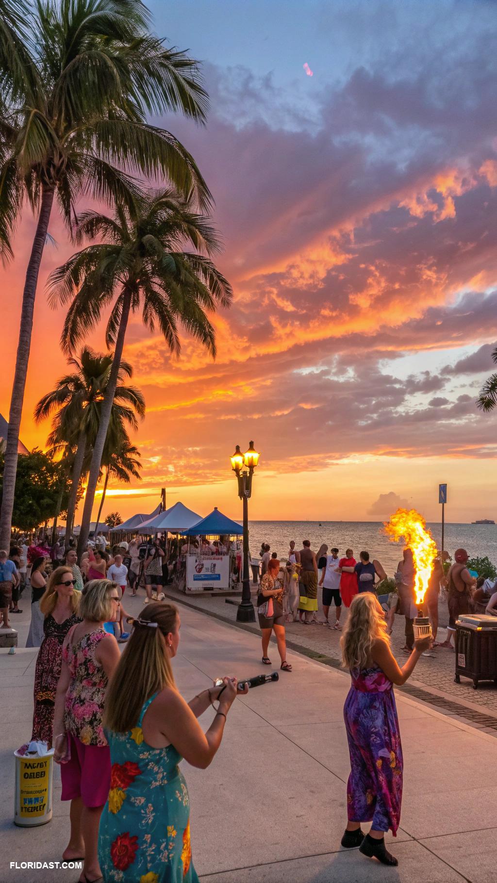 best places to visit in florida Key West Sunset Celebration