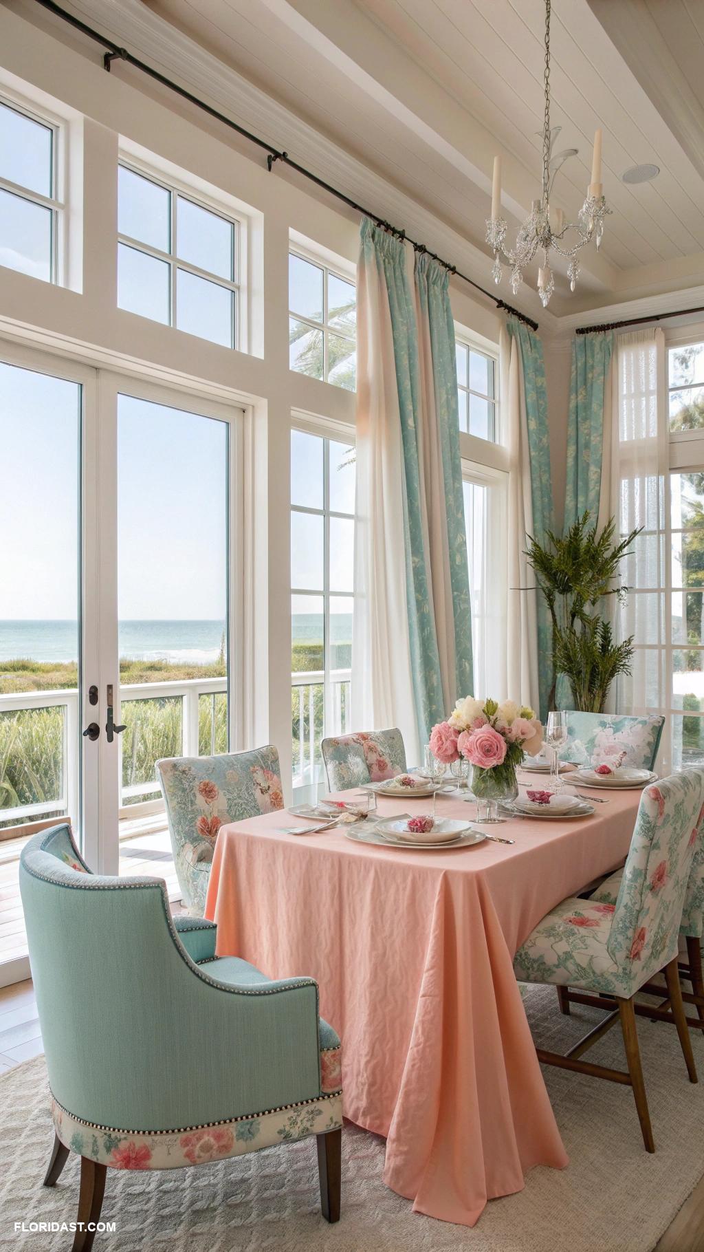 dining room ideas Lightweight fabrics for easy maintenance