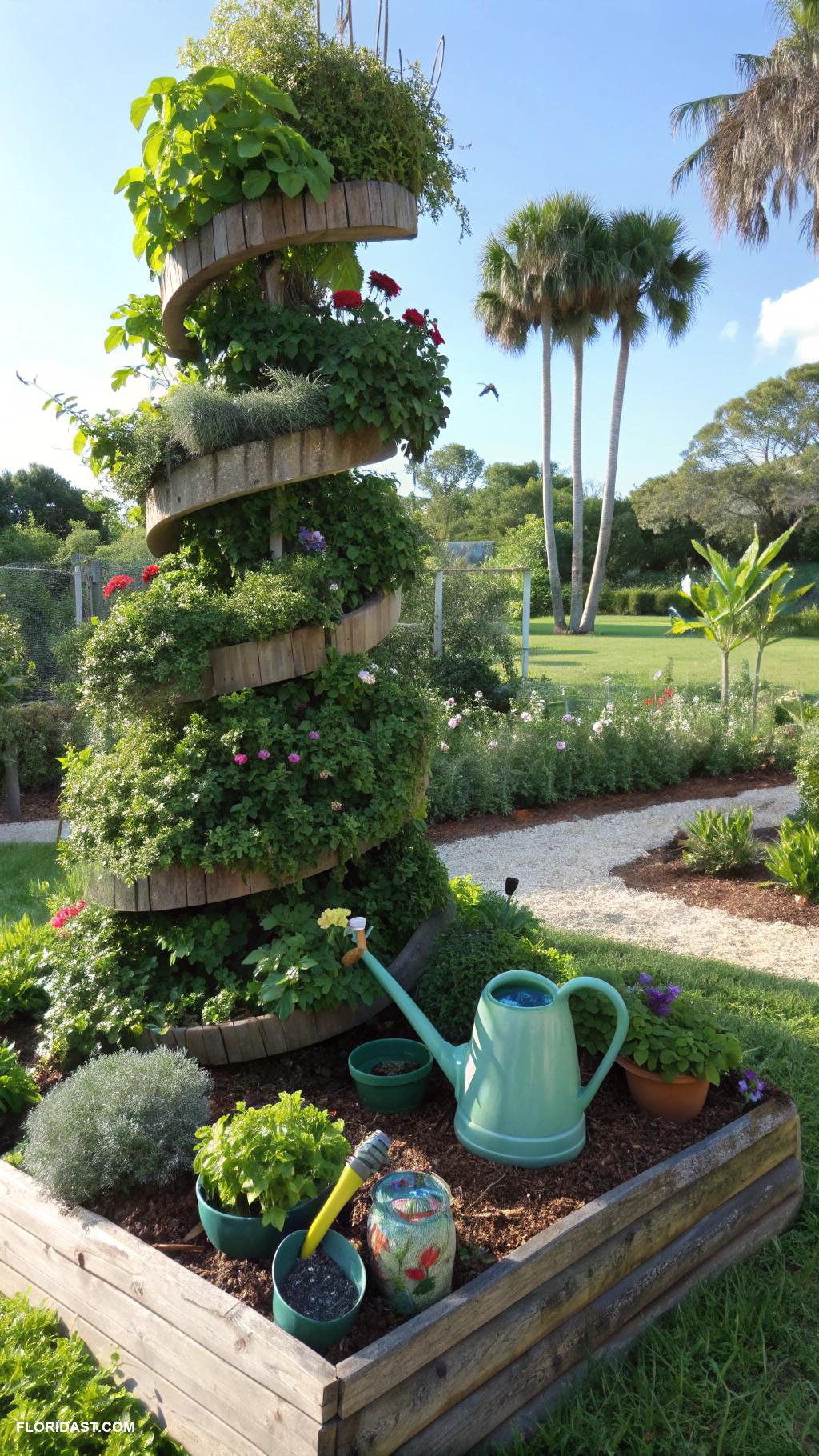 garden ideas Herb spiral for culinary delights