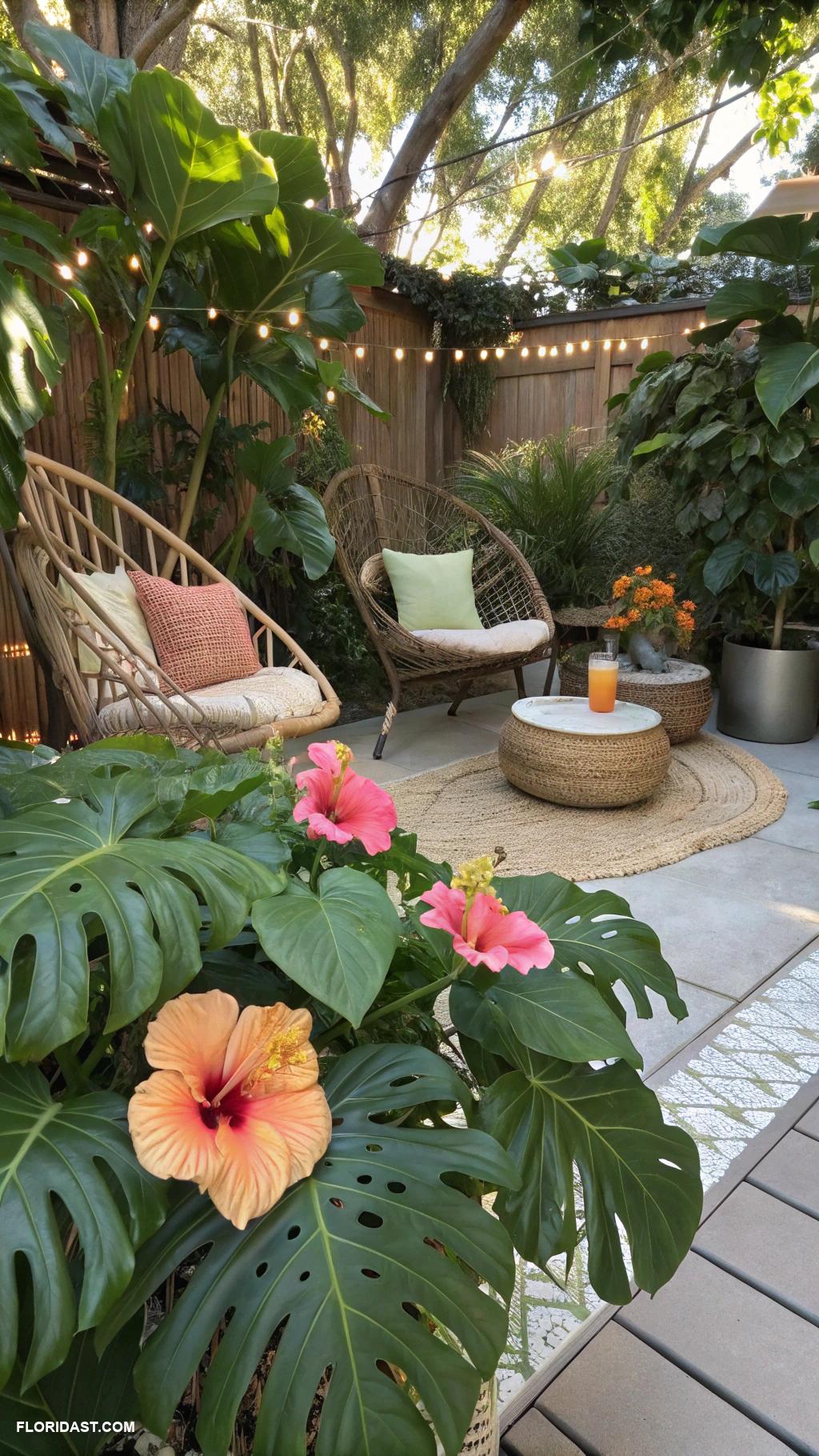 garden ideas Tropical plants for vibrant backyard aesthetics