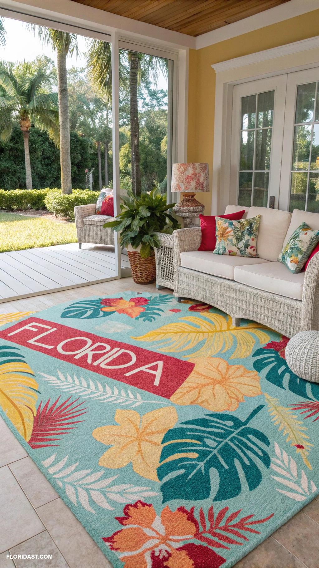 living room ideas Outdoor rugs for seamless indoor outdoor living