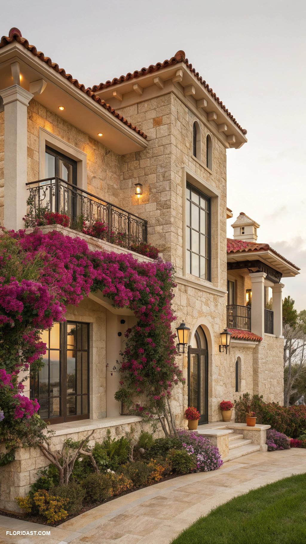 mediterranean style houses Classic stone facades with modern touches