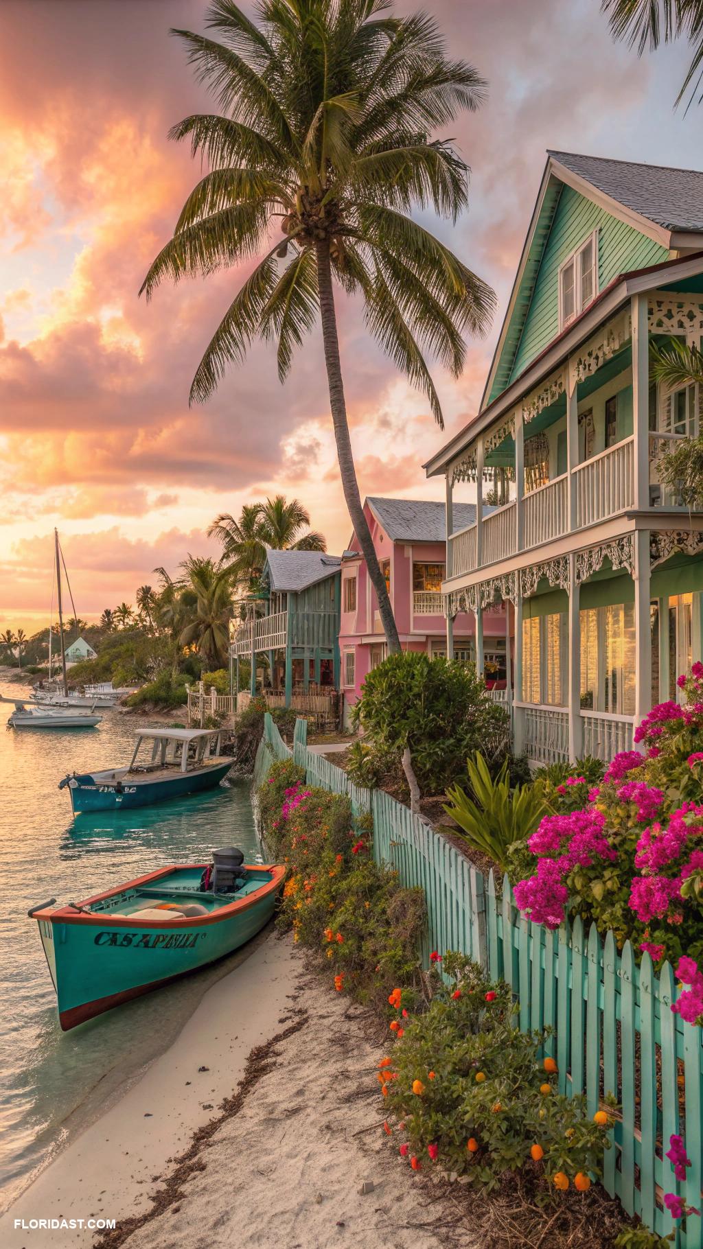 old florida aesthetic Colorful fishing villages with charm