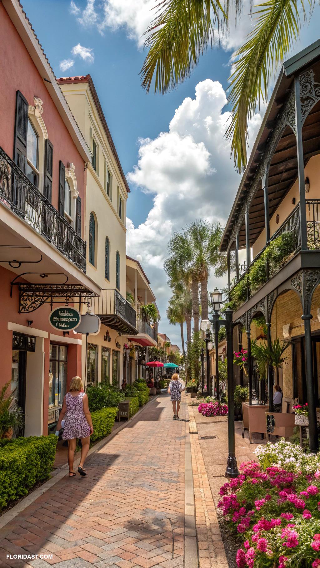 old florida aesthetic Historic downtowns with brick streets