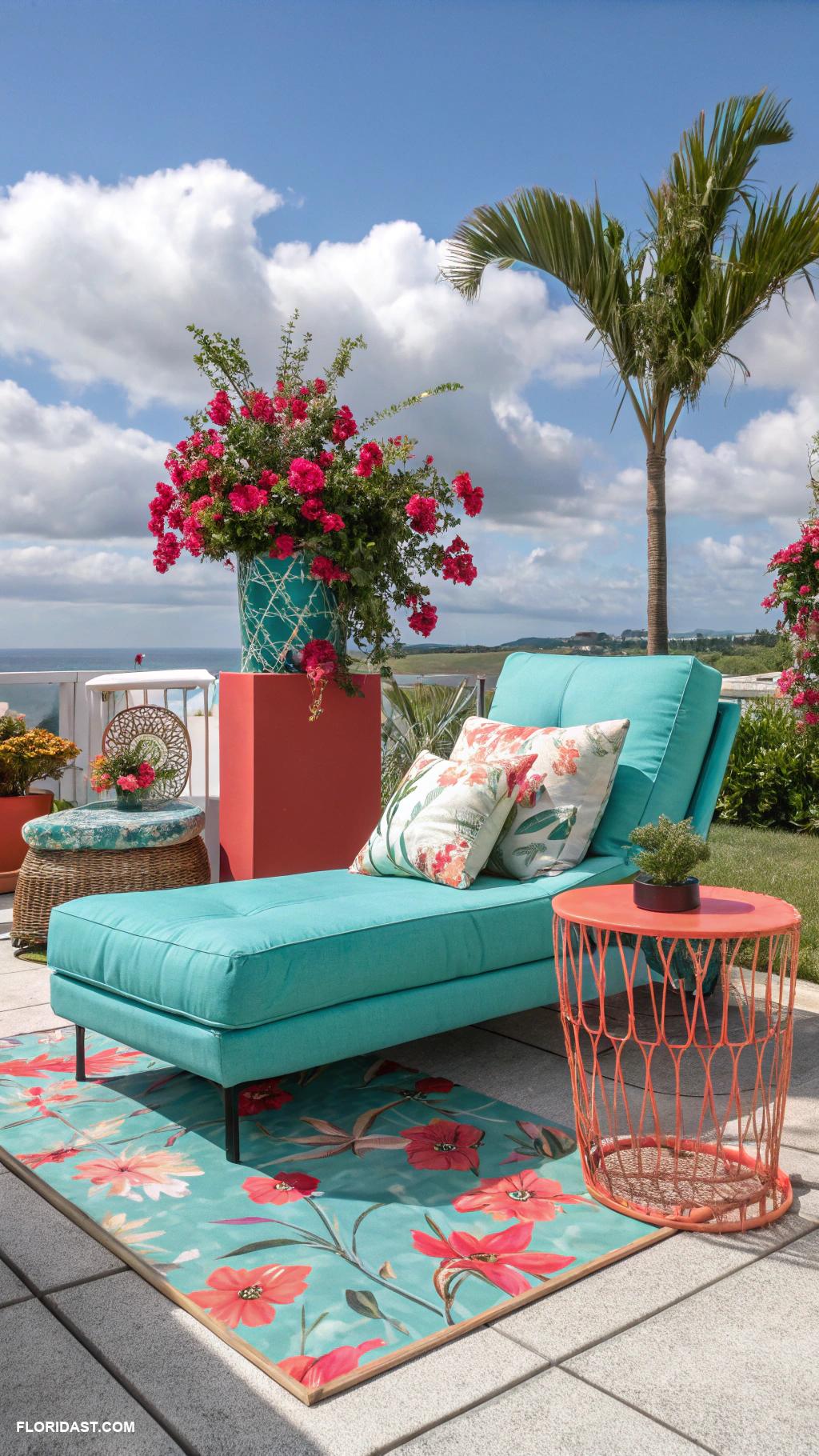 patio ideas Colorful patio furniture for style