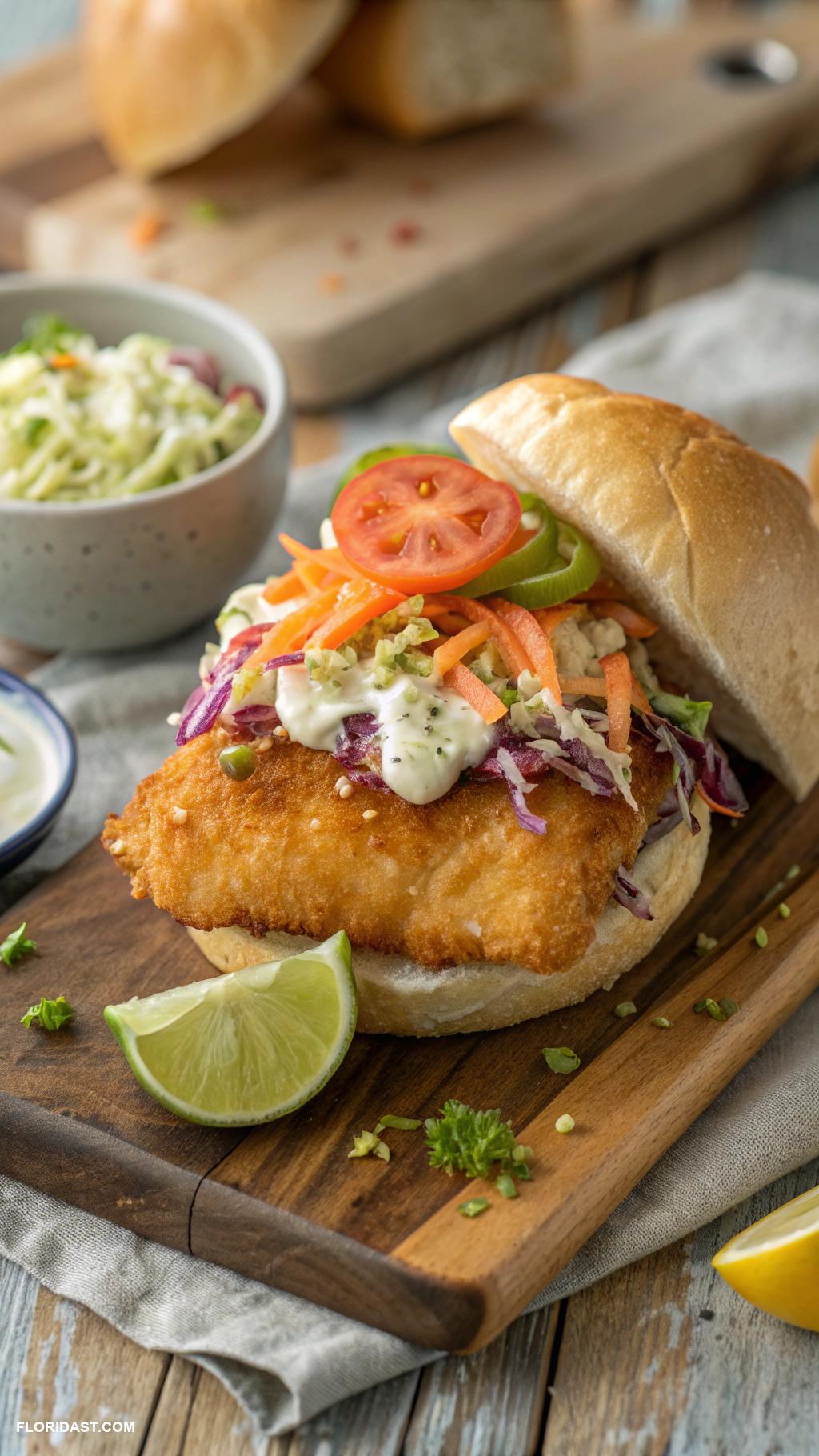 popular foods Grouper Sandwich