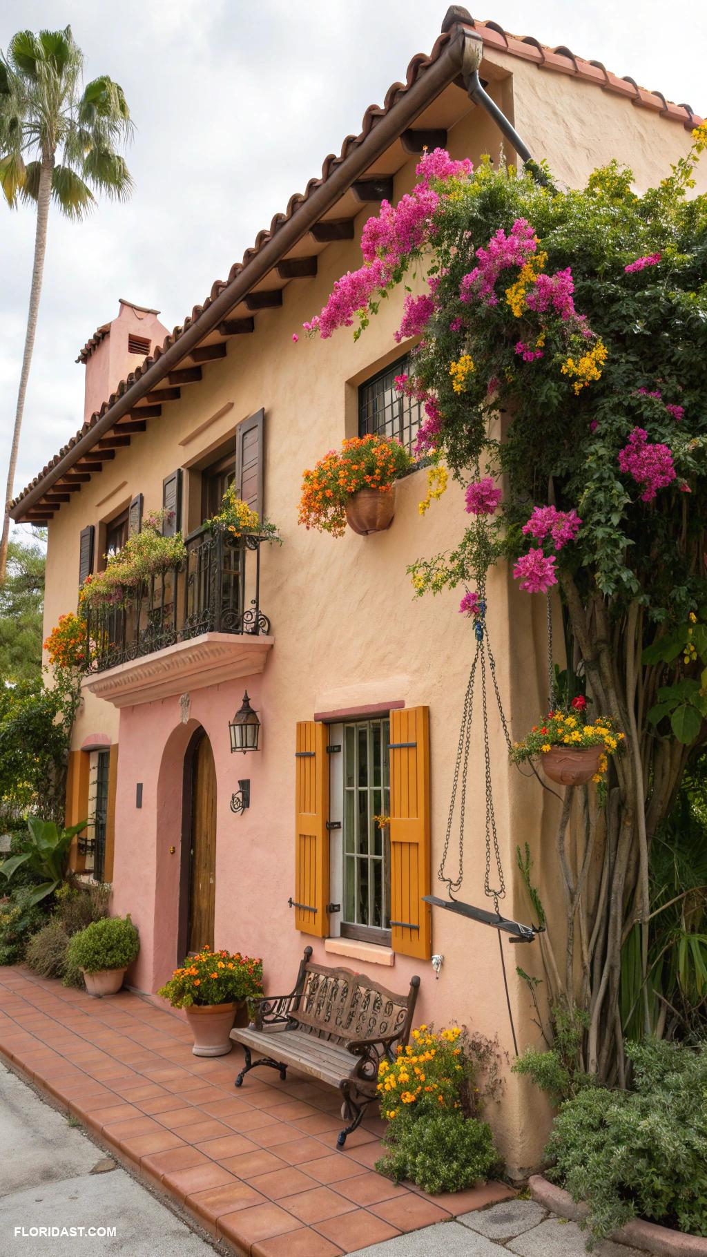 spanish style houses Charming adobe homes in Key West