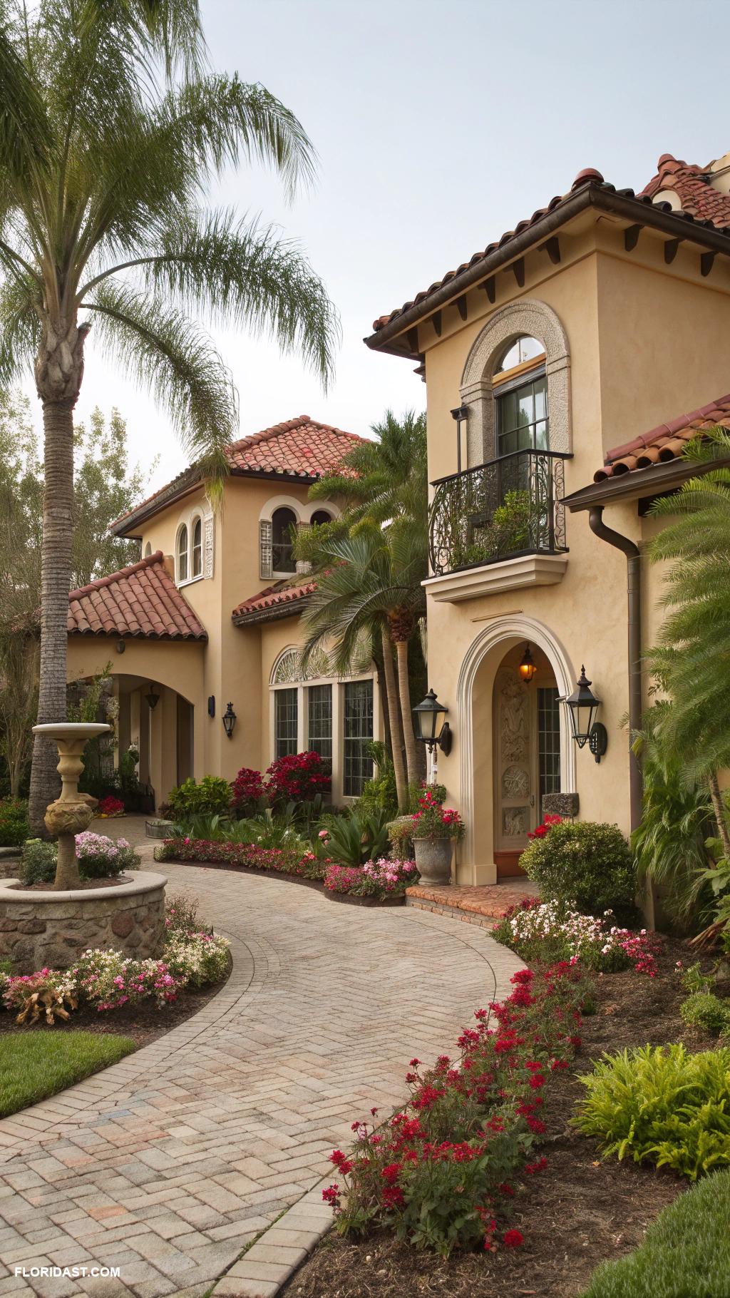 spanish style houses Courtyard style homes in Orlando