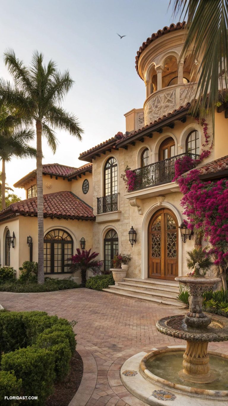 spanish style houses Luxury Spanish Colonial estates in Naples