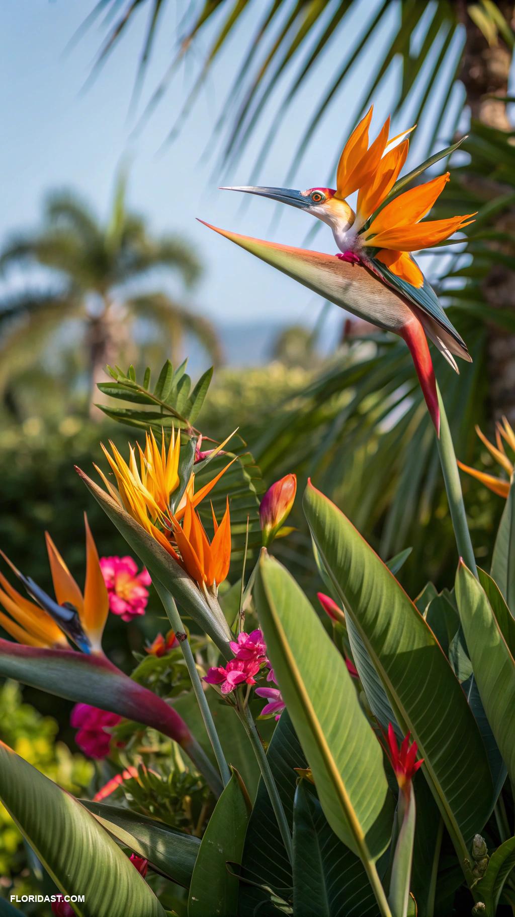 tropical plants Bird of Paradise resembles tropical birds
