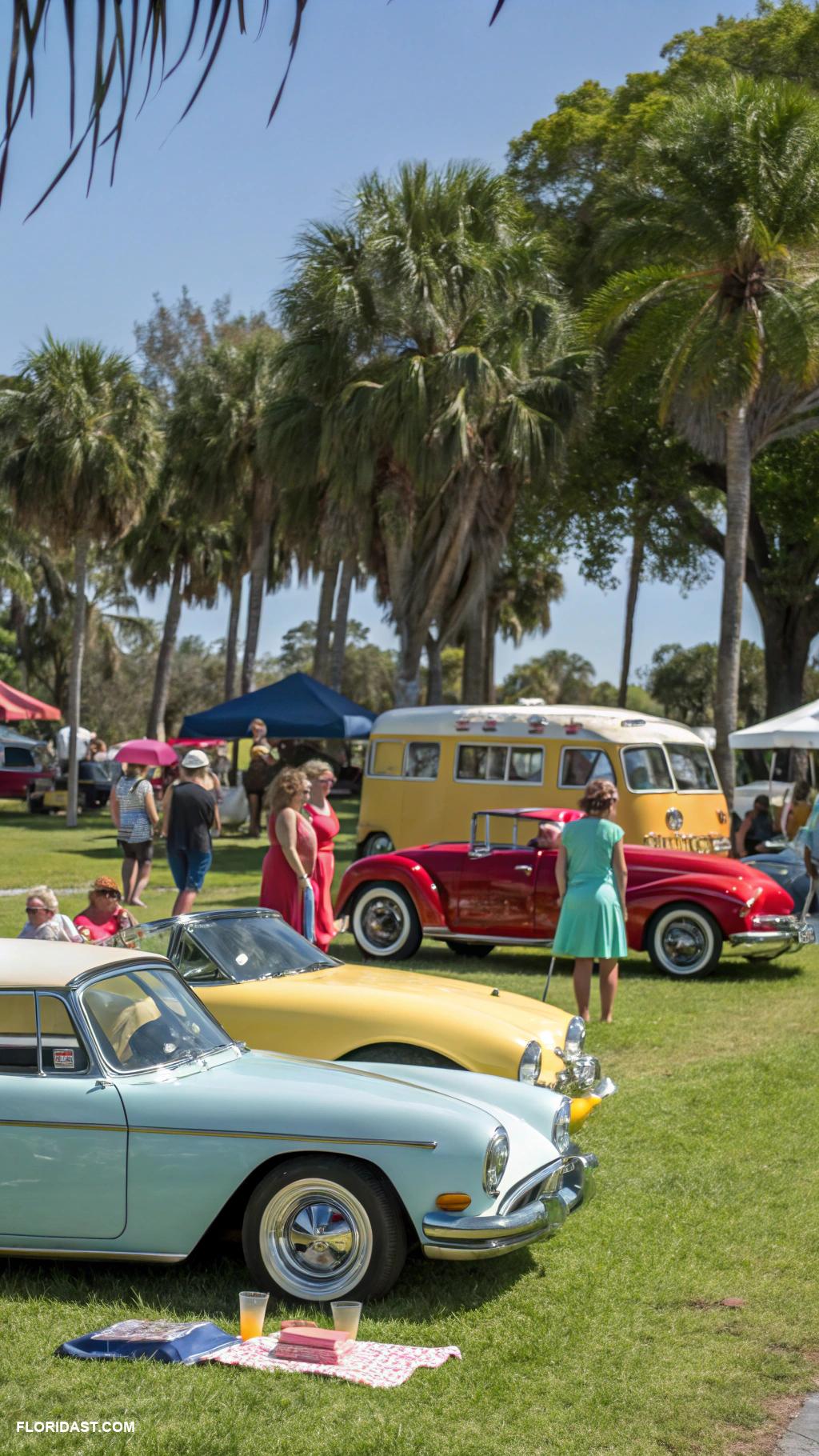 vintage florida vibes Classic car shows in local parks