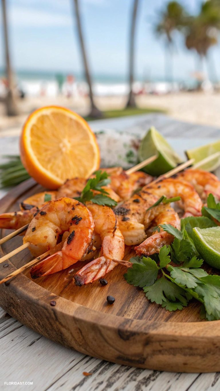 Citrus Marinated Grilled Shrimp