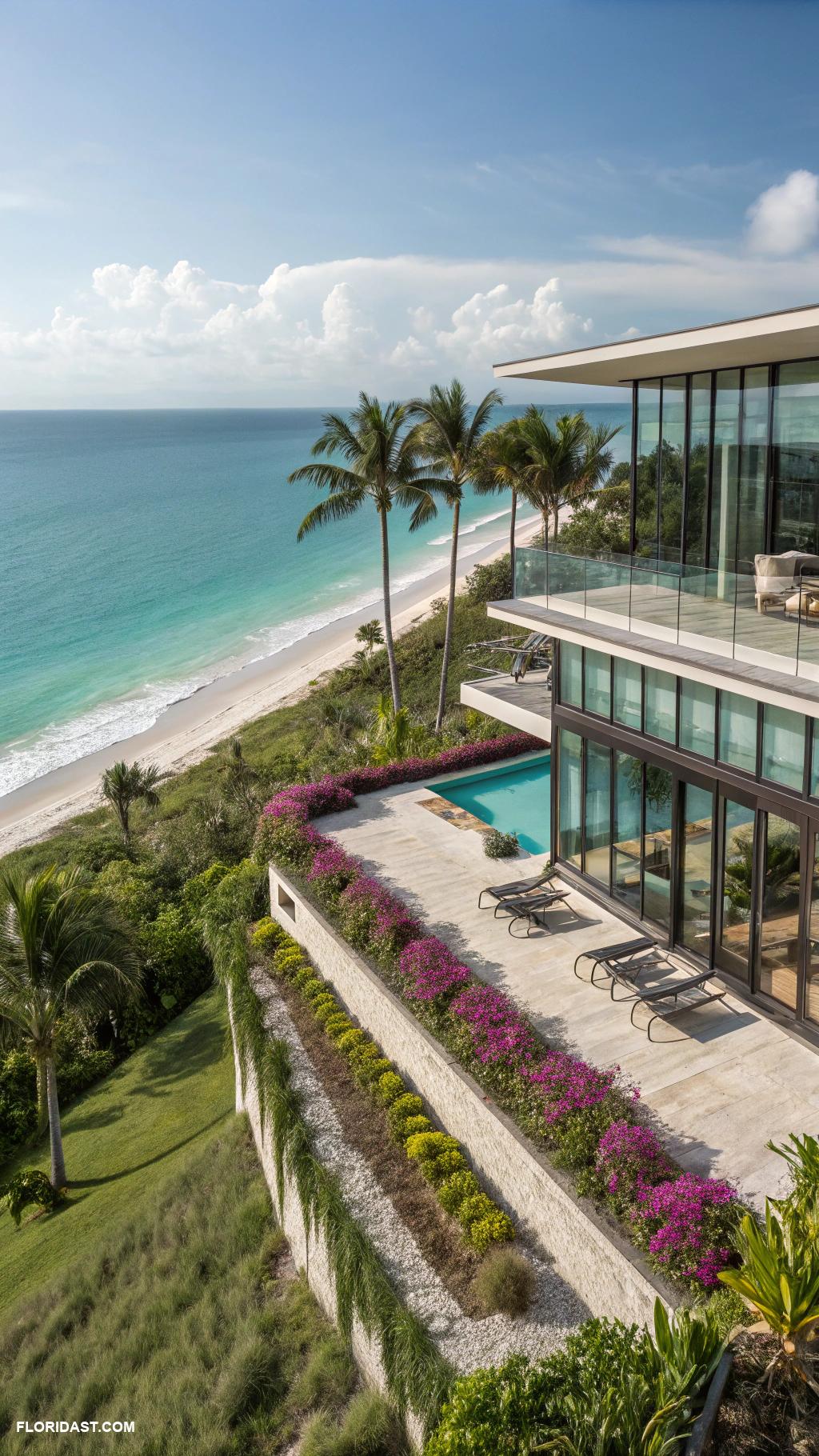 beach homes Luxury estate overlooking Naples coastline