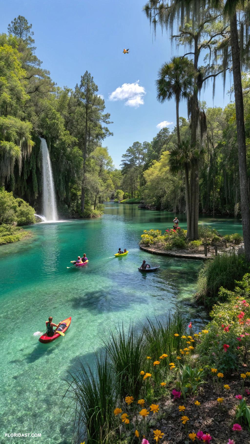 beautiful freshwater springs Rainbow Springs State Park