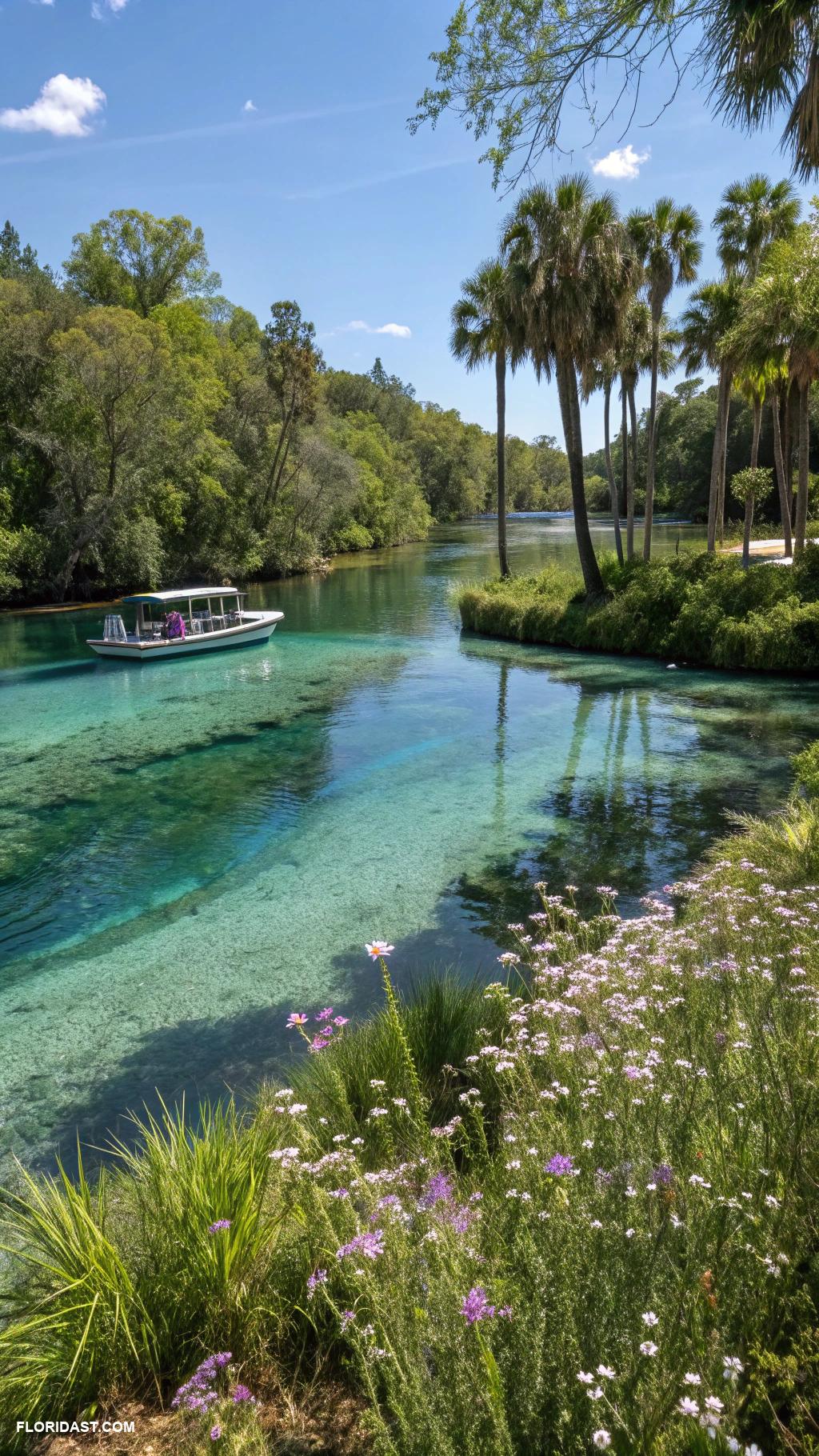 beautiful freshwater springs Silver Springs State Park