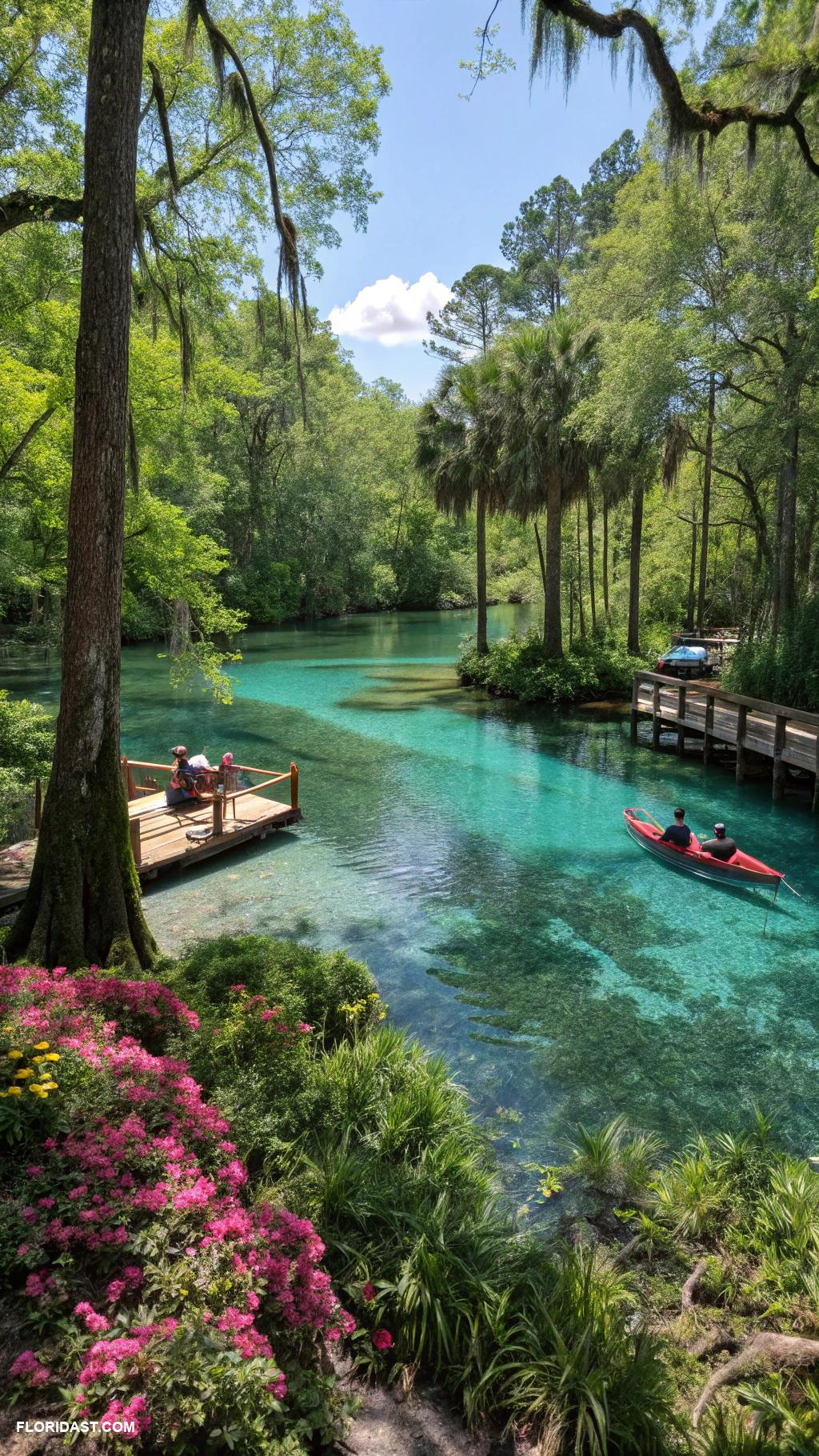 beautiful freshwater springs Wekiwa Springs State Park
