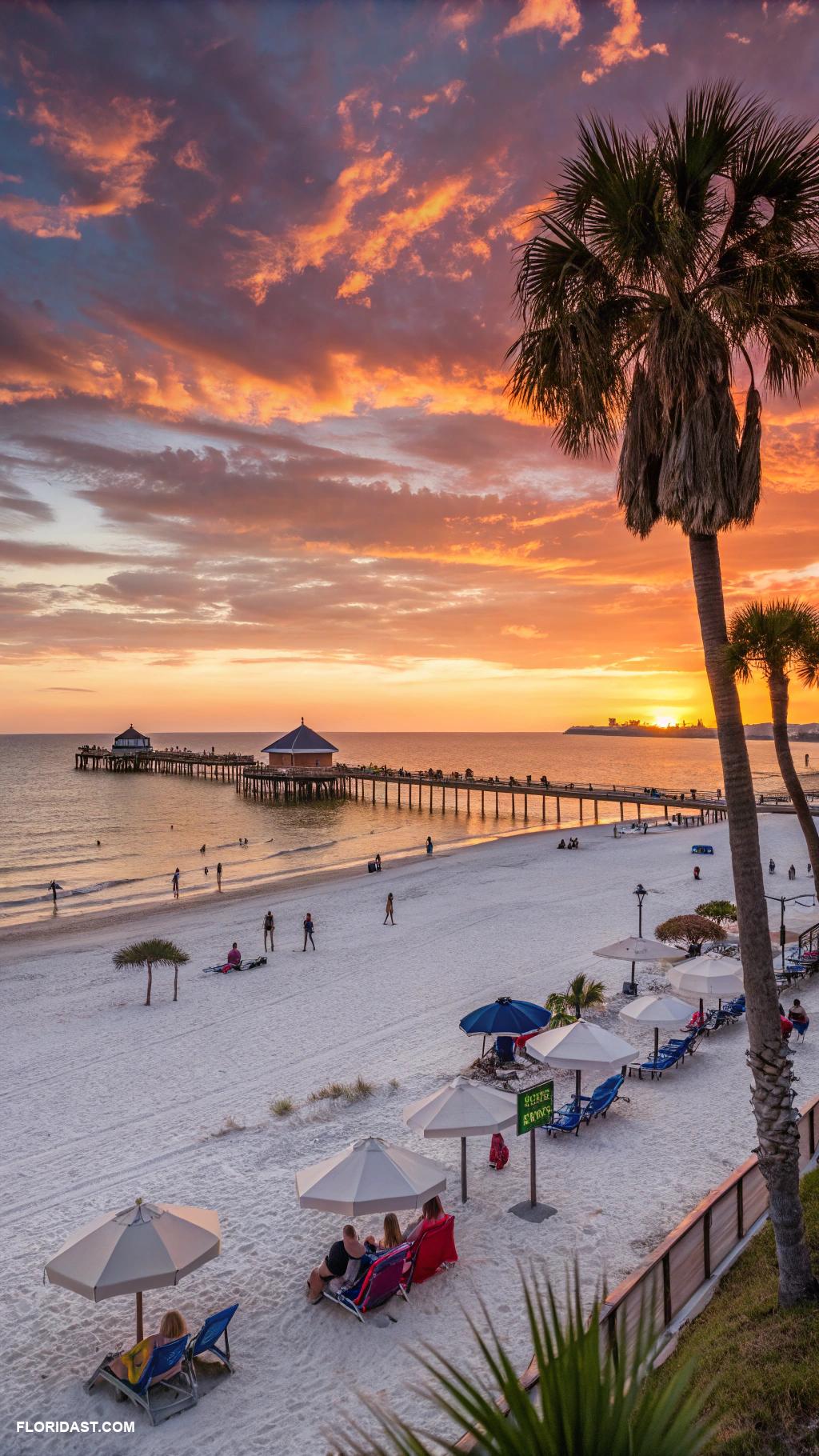 best florida beaches Clearwater Beach for stunning sunsets