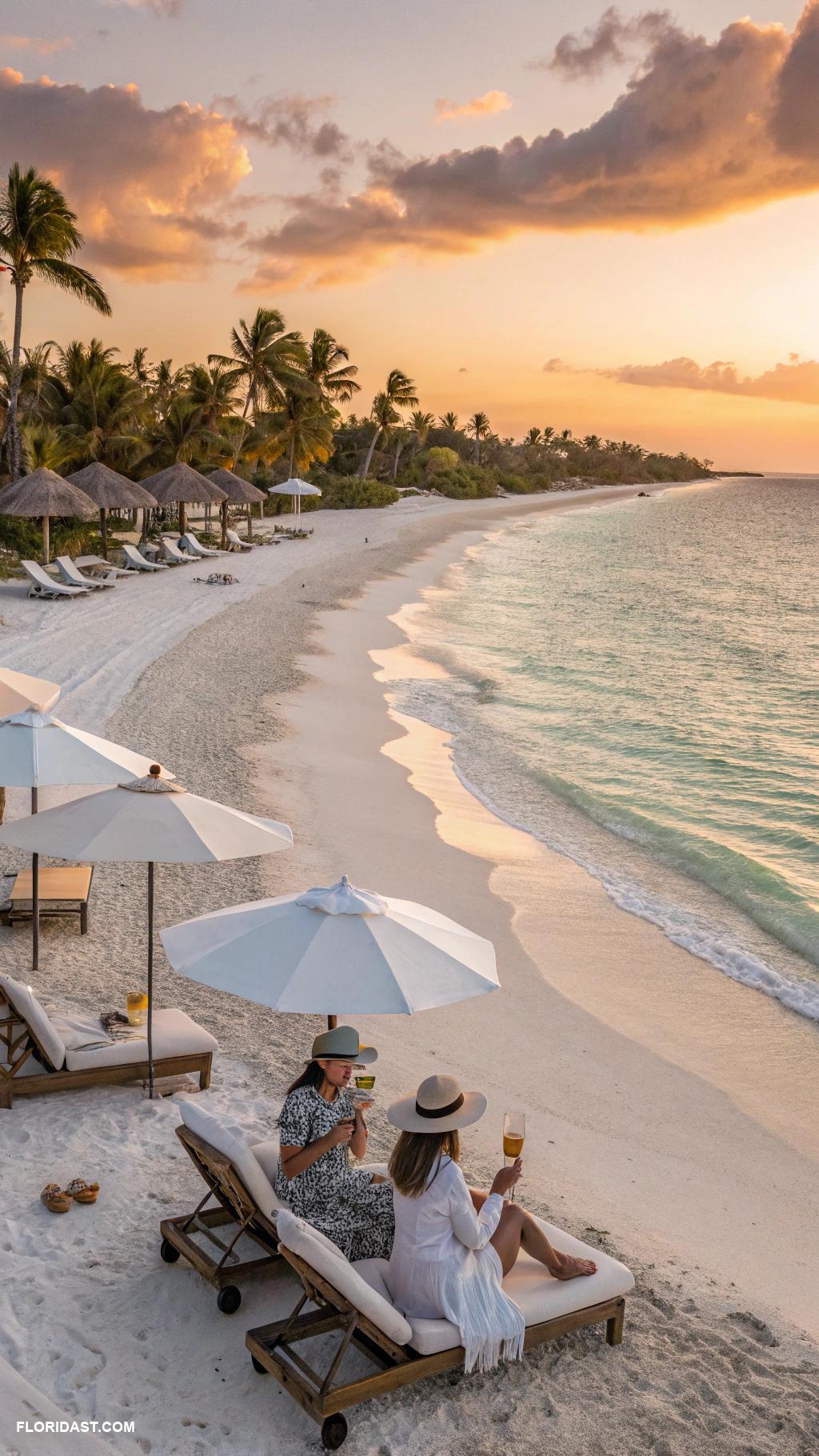 best florida beaches Naples Beach for upscale relaxation