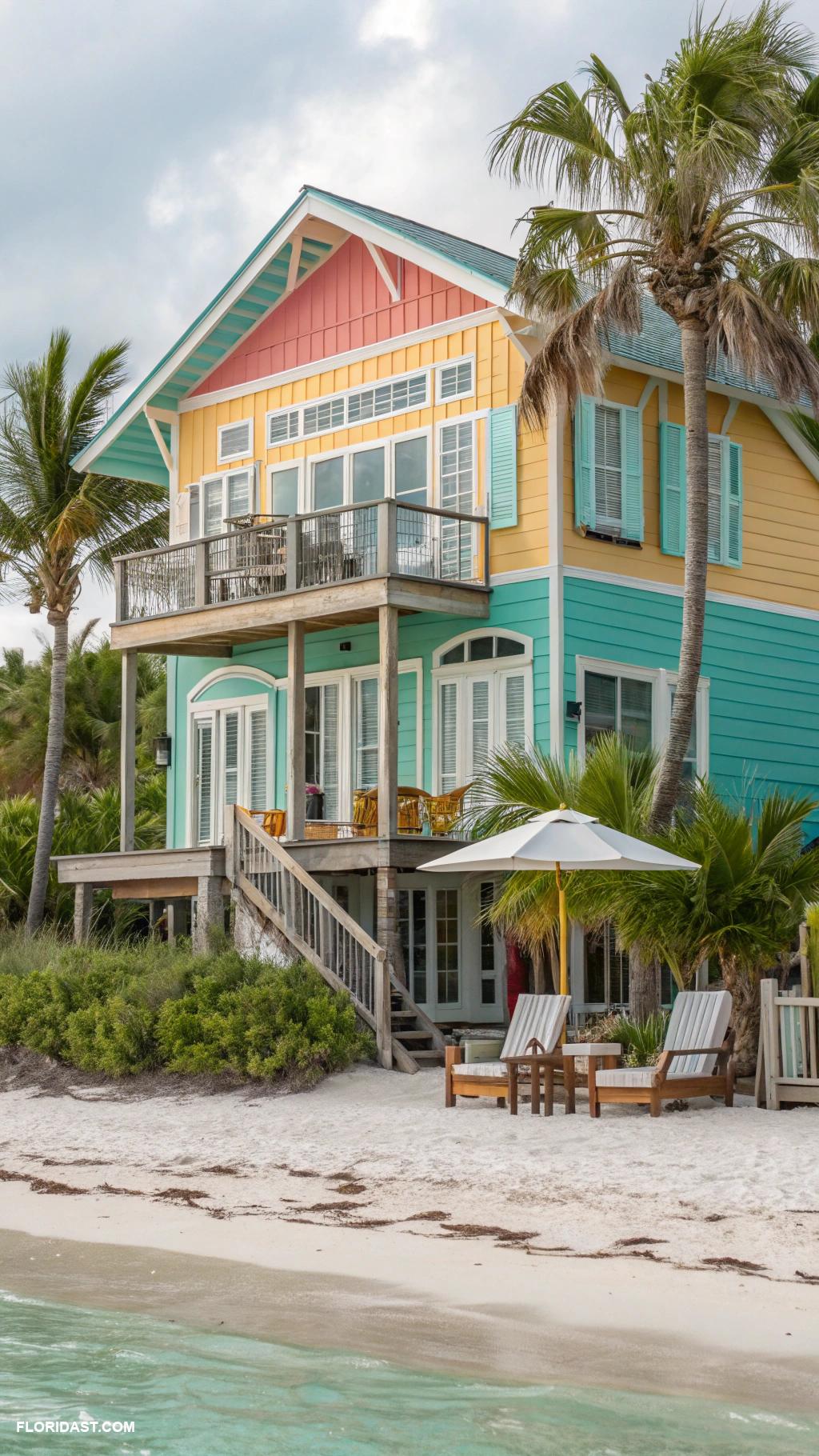 bunglalows Colorful beach house in Destin