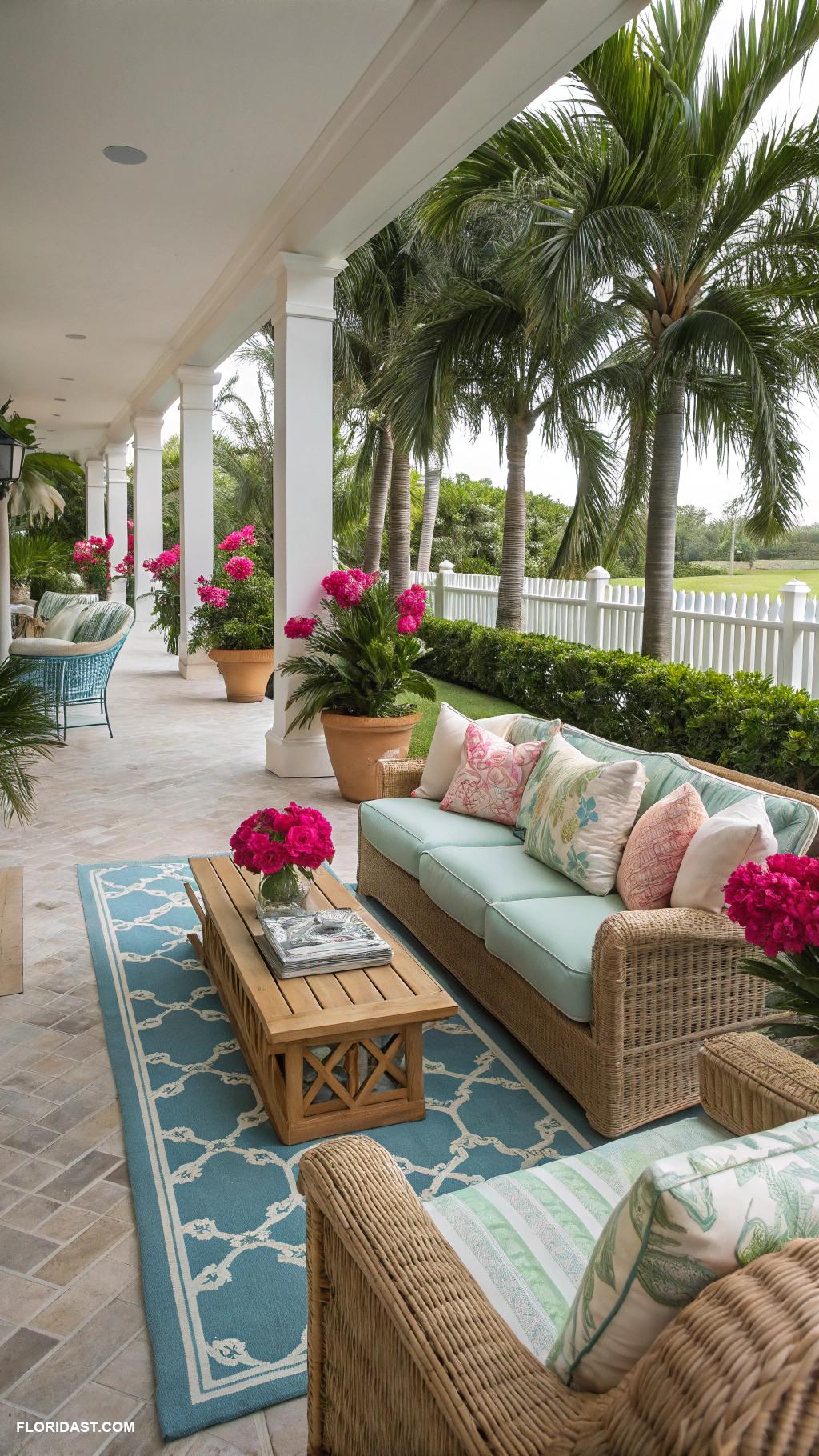 classic palm beach interior design Focusing on outdoor living spaces