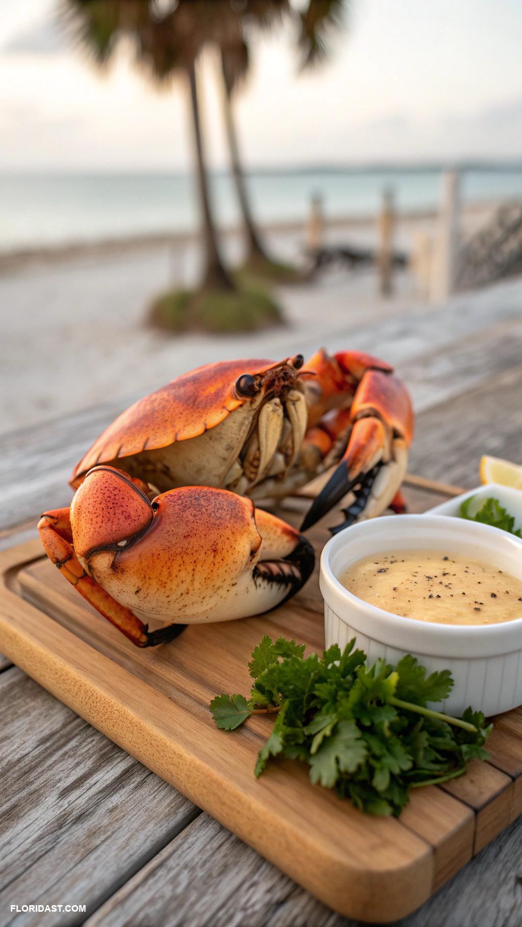 classic recipes Florida stone crab with mustard sauce