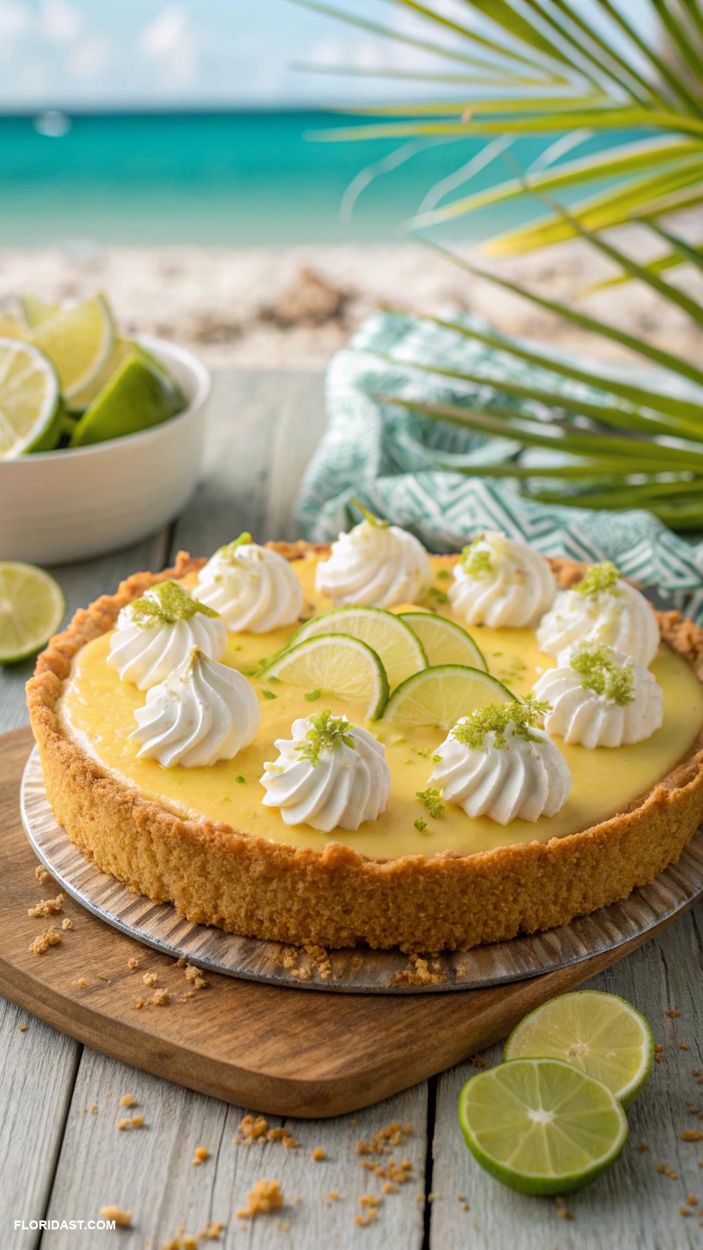 classic recipes Key lime pie with graham cracker crust