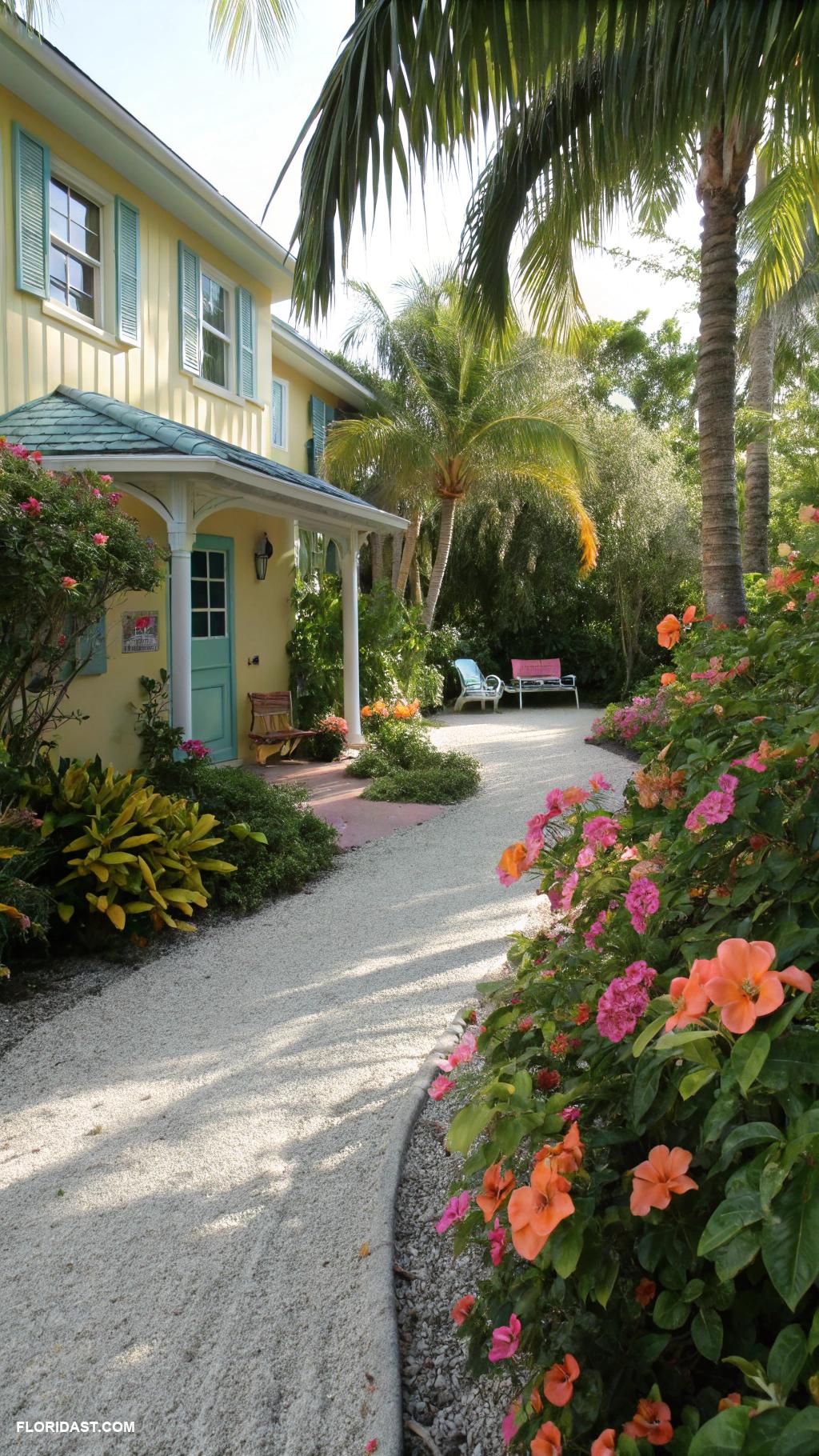 driveway ideas Gravel driveways with vibrant landscaping