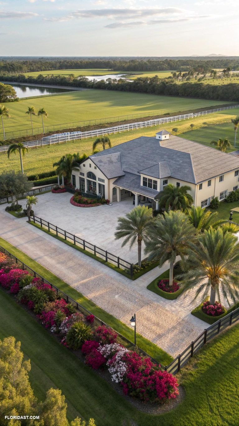 equestrian estate houses Sprawling ranch with modern amenities