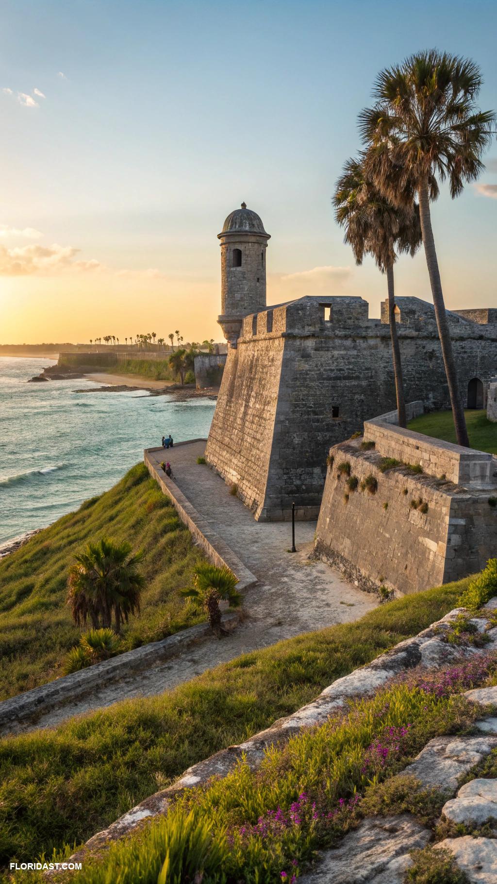 famous florida coasts St Augustine historic sites and scenic coastline