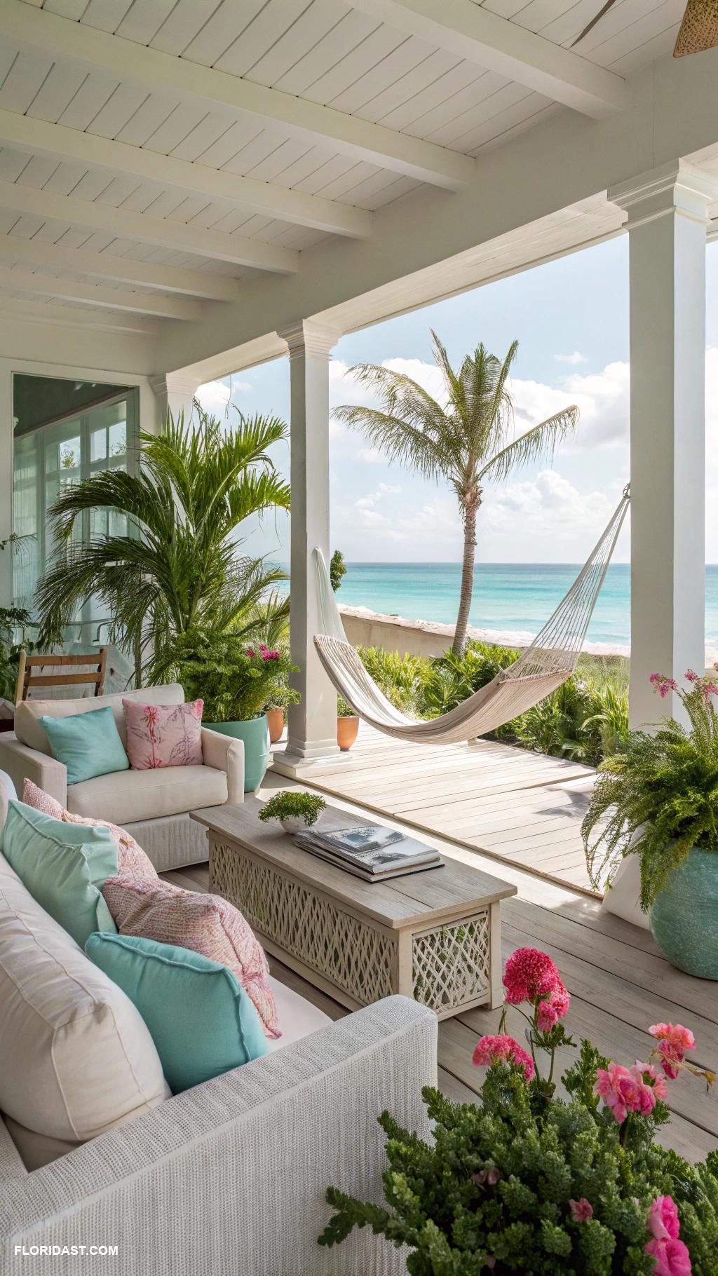 modern beach homes Breezy porches and shaded patios