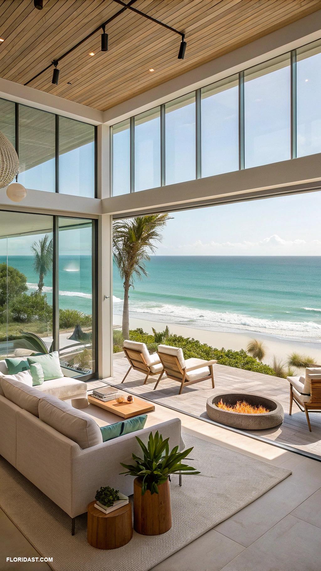 modern beach homes Mid century modern beach retreat