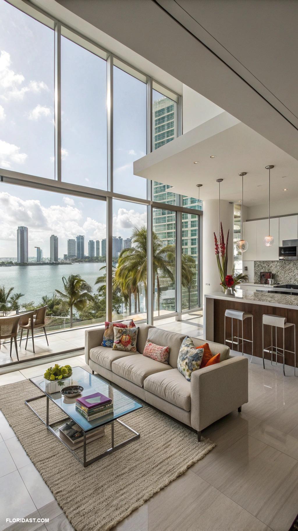 modern miami interior design Open floor plans for spacious living