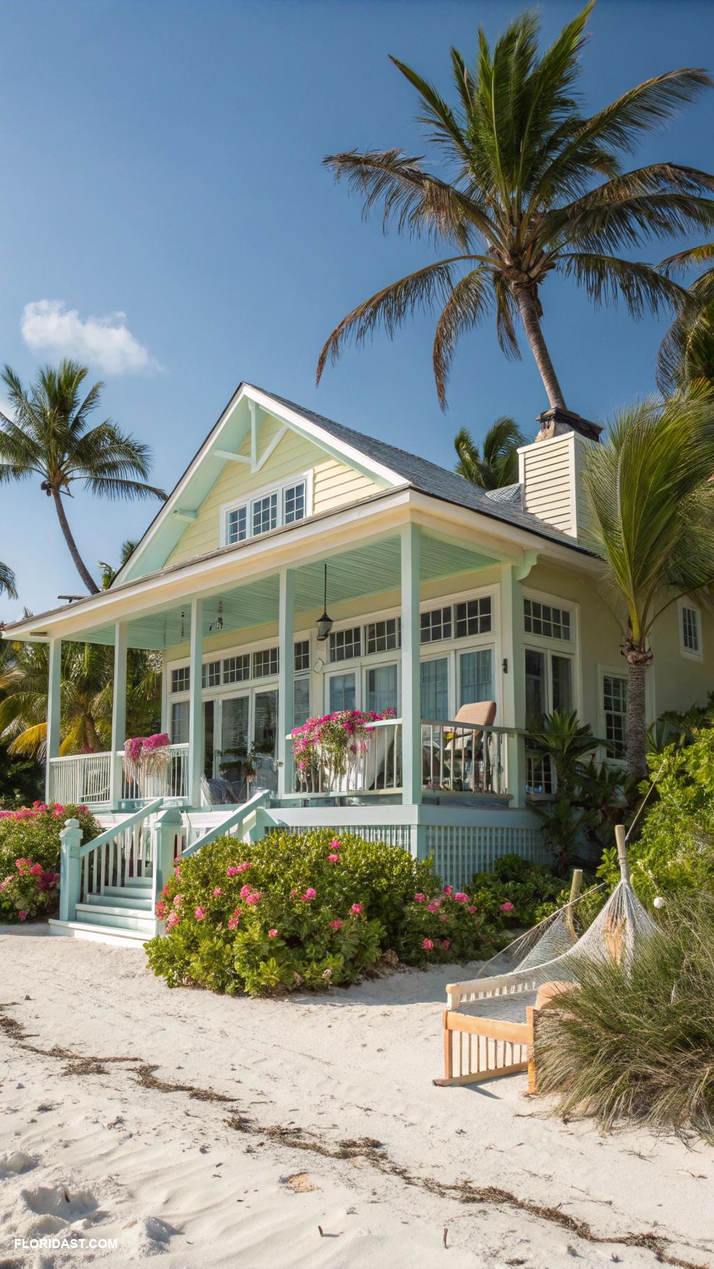 tropical houses Coastal cottage with wraparound porch