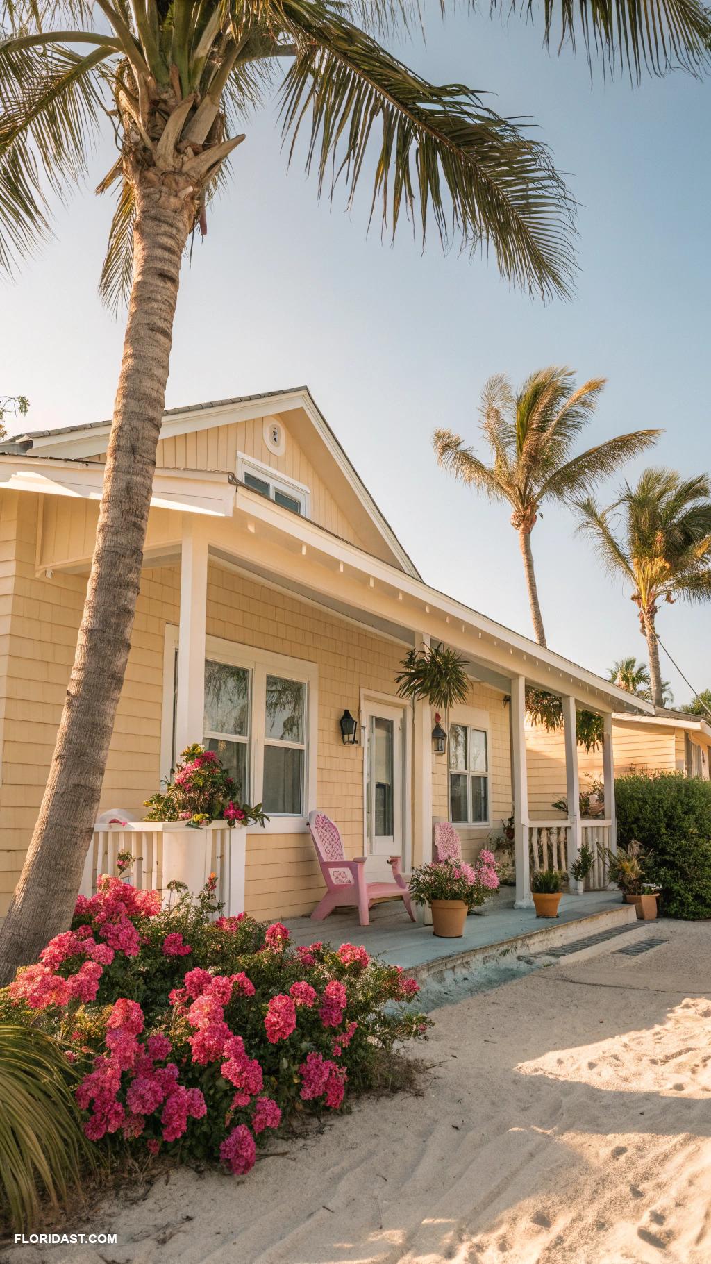 florida exterior house colors Sandy beige to mimic beach sand