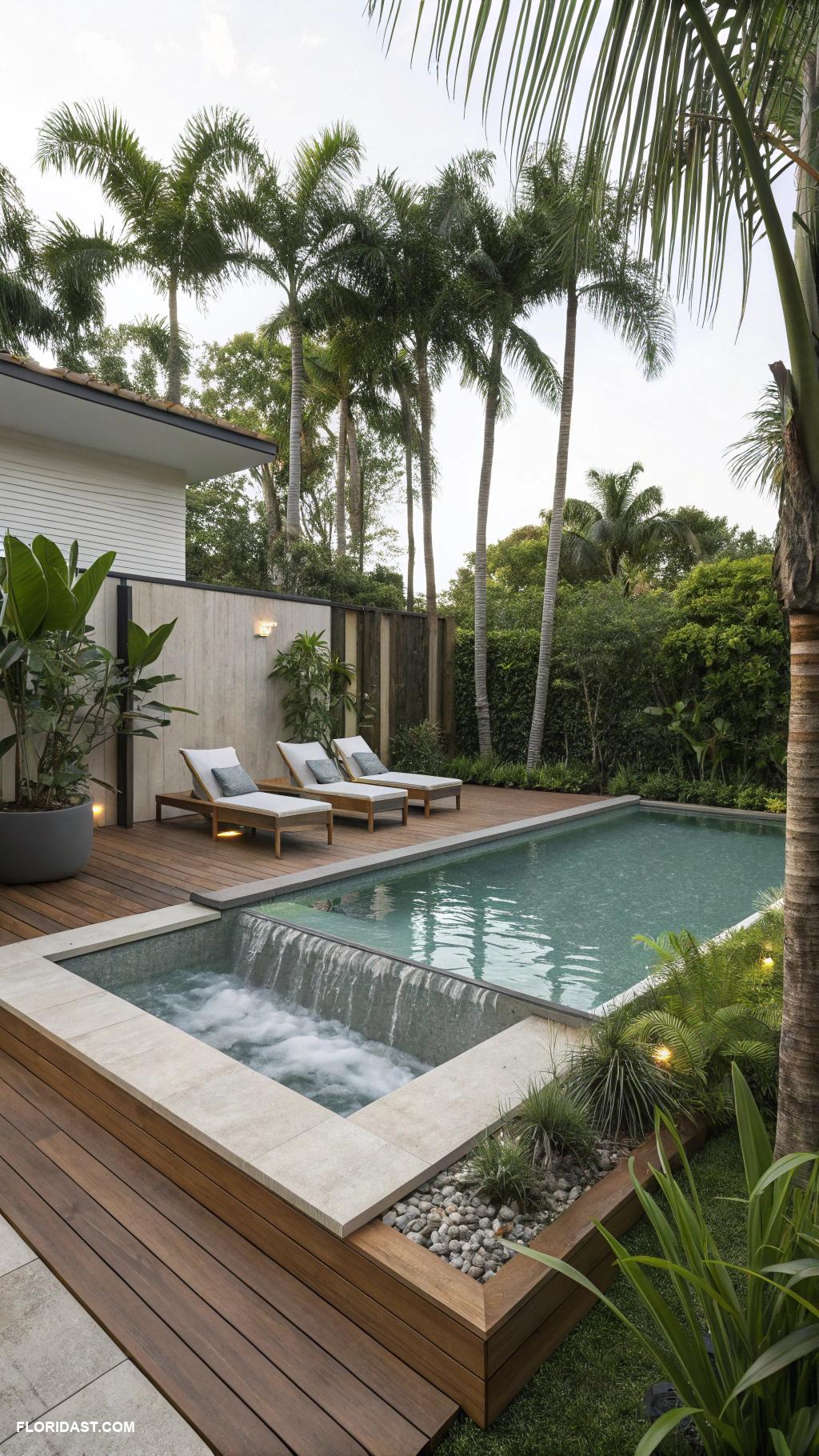 above ground pools Sleek modern design for minimalists