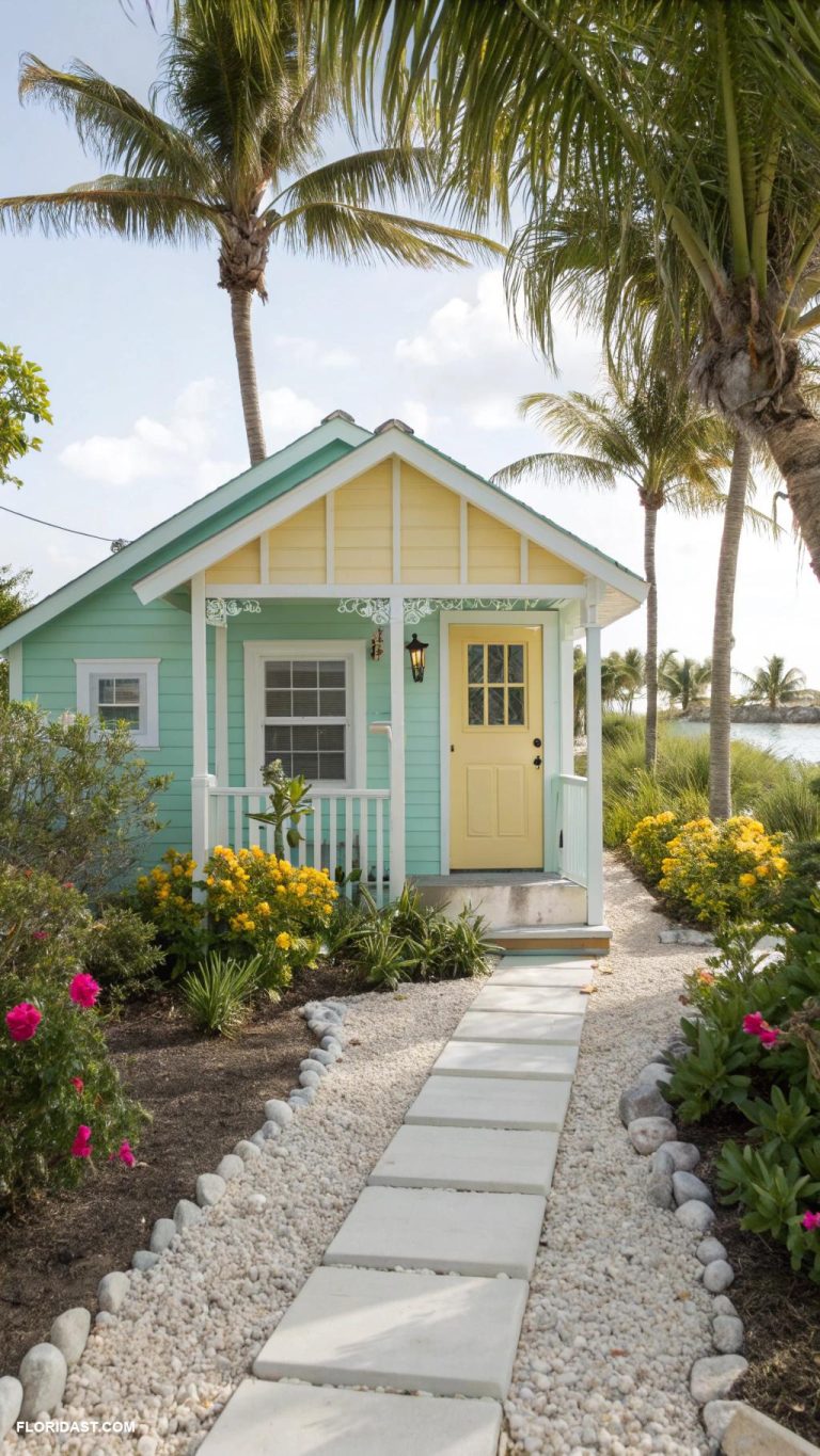 beach house exterior Cozy beach hut with sandy pathway