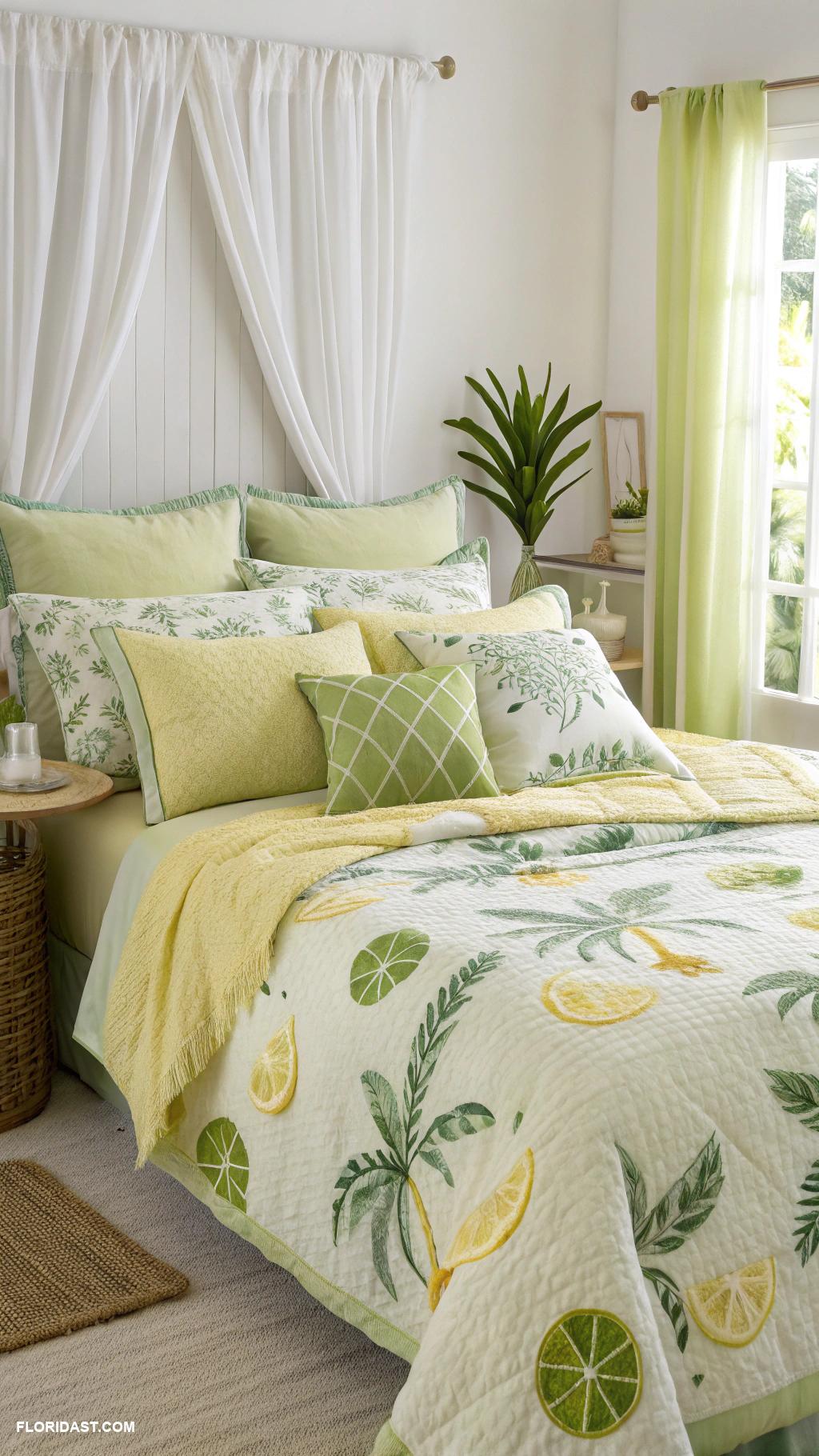 bedding ideas Key lime pie color schemes
