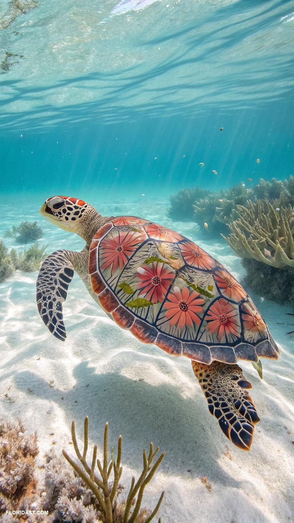 bedding ideas Sea turtle illustrations