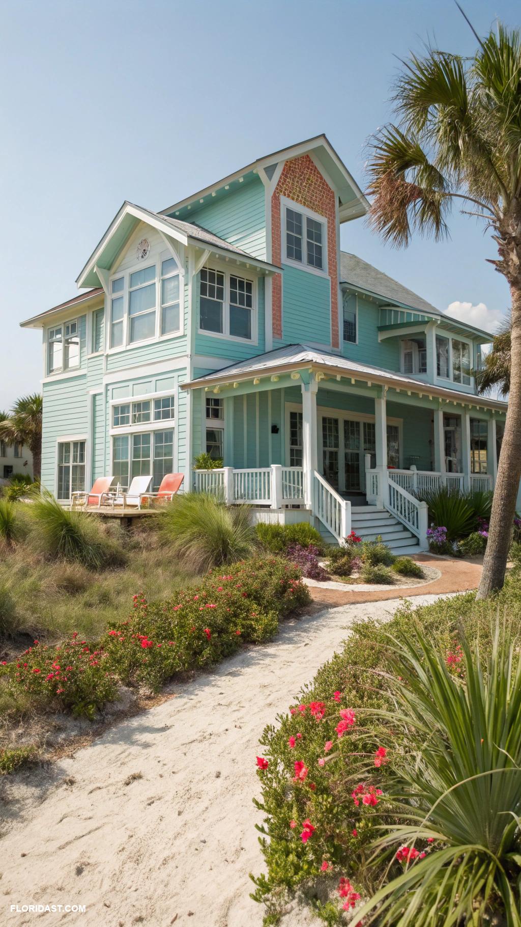 coastal bungalows Chic coastal home in Jacksonville Beach