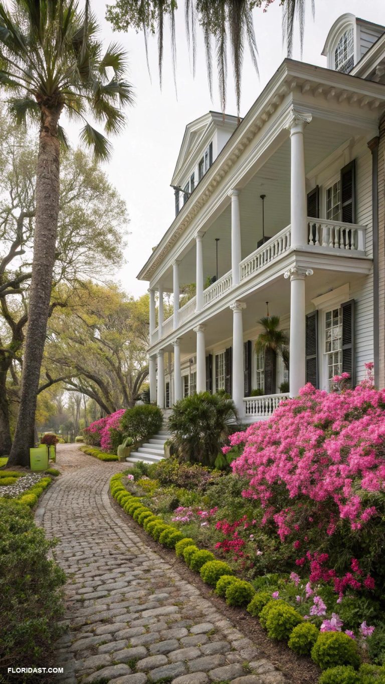 houses with southern charm Southern plantation style home on estate
